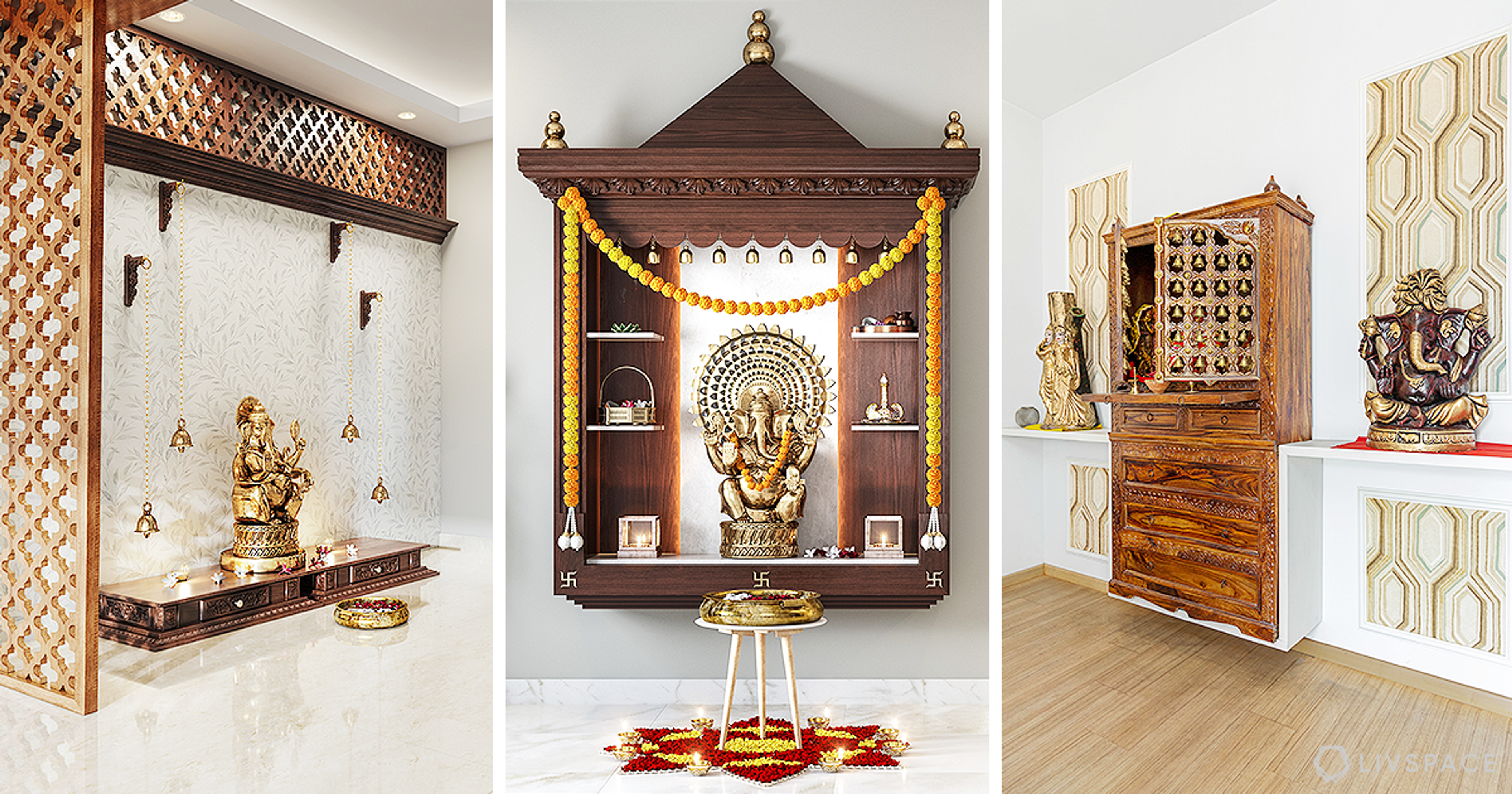 5 Wooden Mandir Designs That Are Perfect for Traditional Pooja Rooms