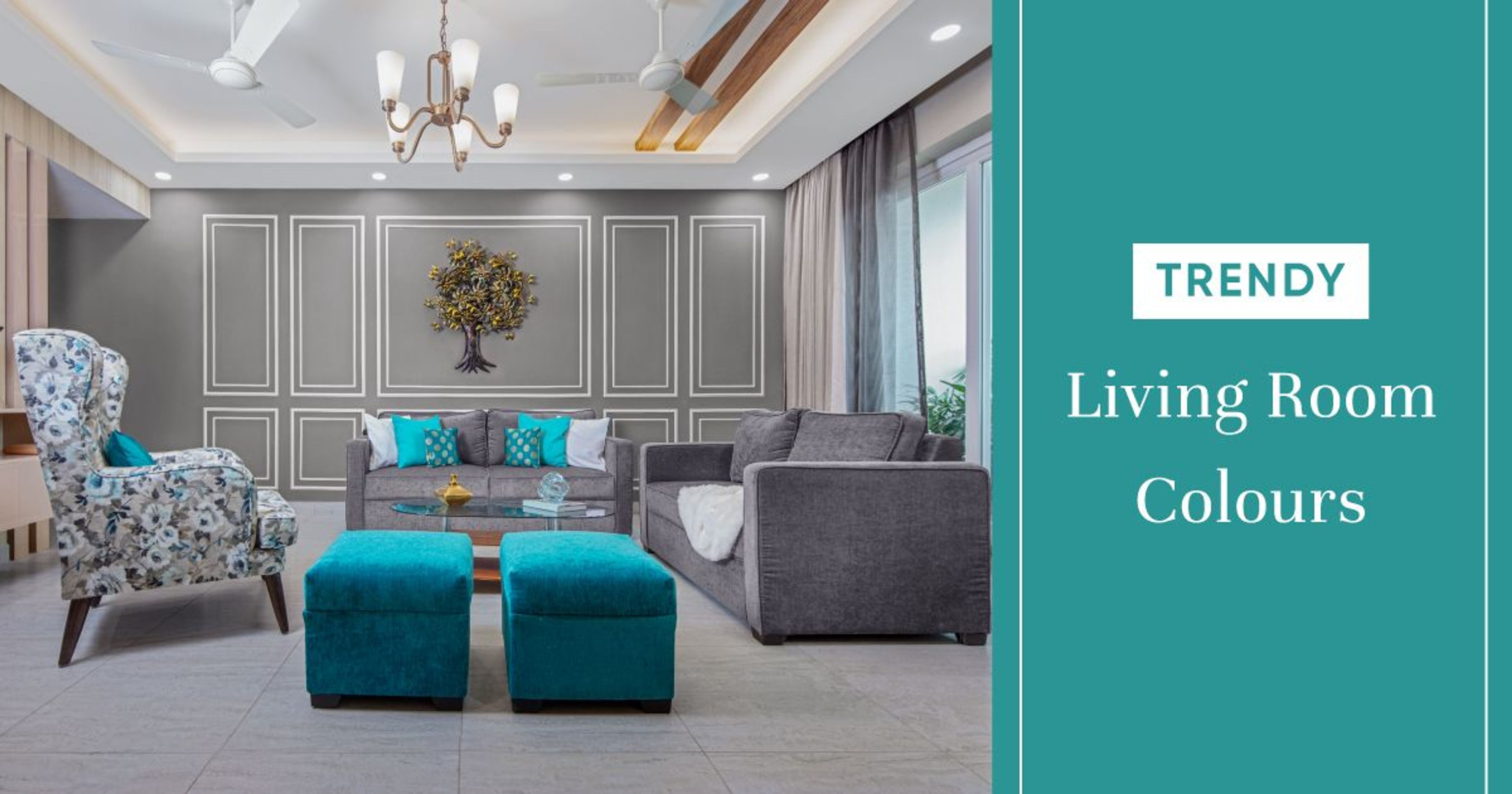 Chic Colours for a Gorgeous Living Room
