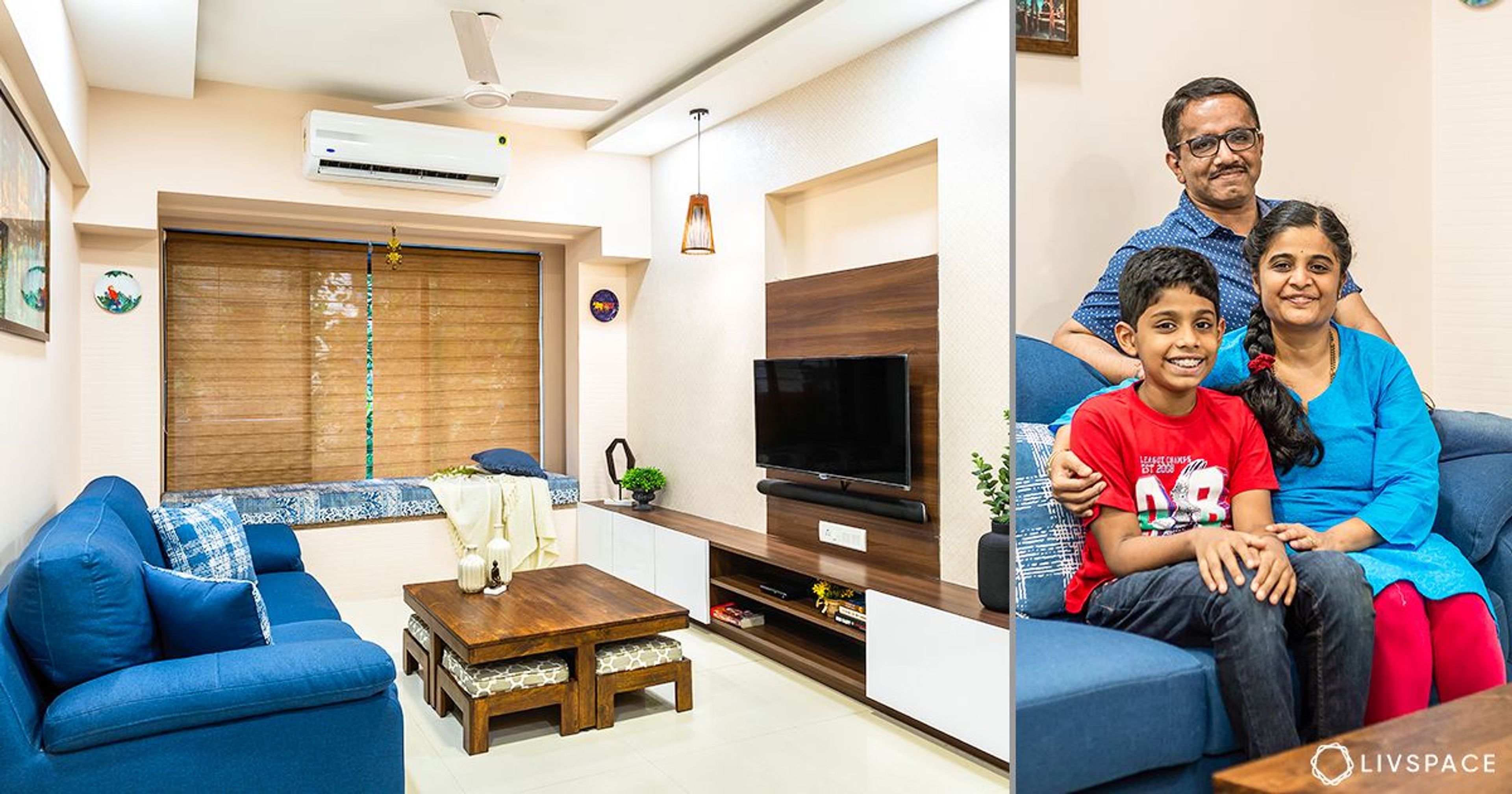 Shalini Furnished Her Compact 2BHK in Mumbai Using Just the Livspace Catalogue!