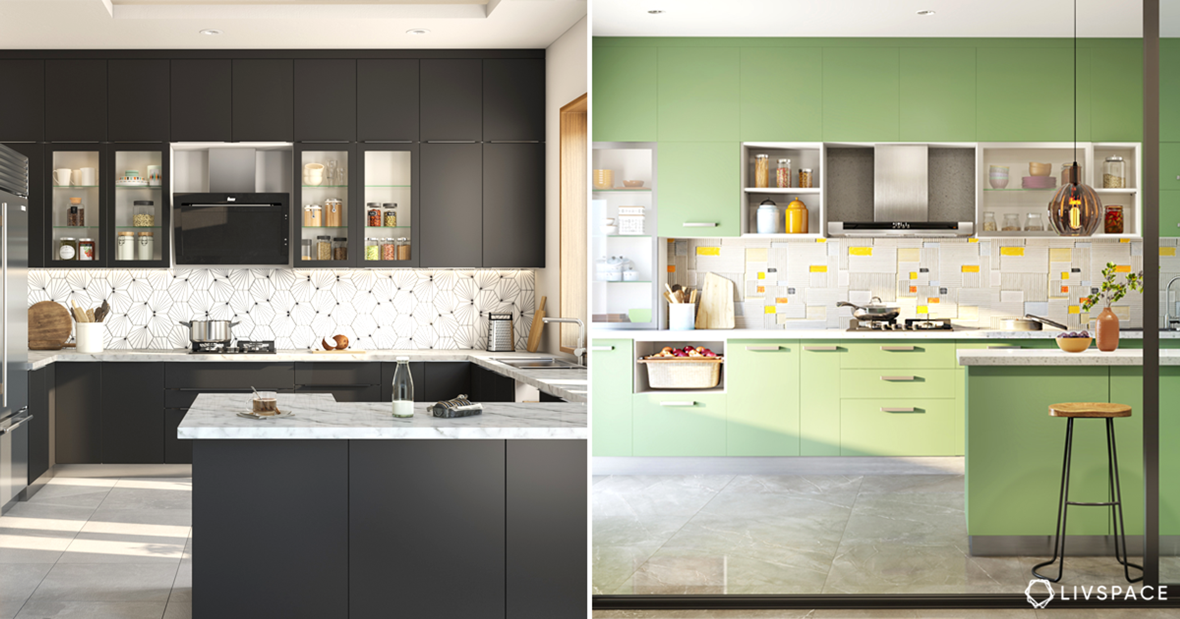 5 of the Best Modular Kitchen Colour Combination Trends for 2022