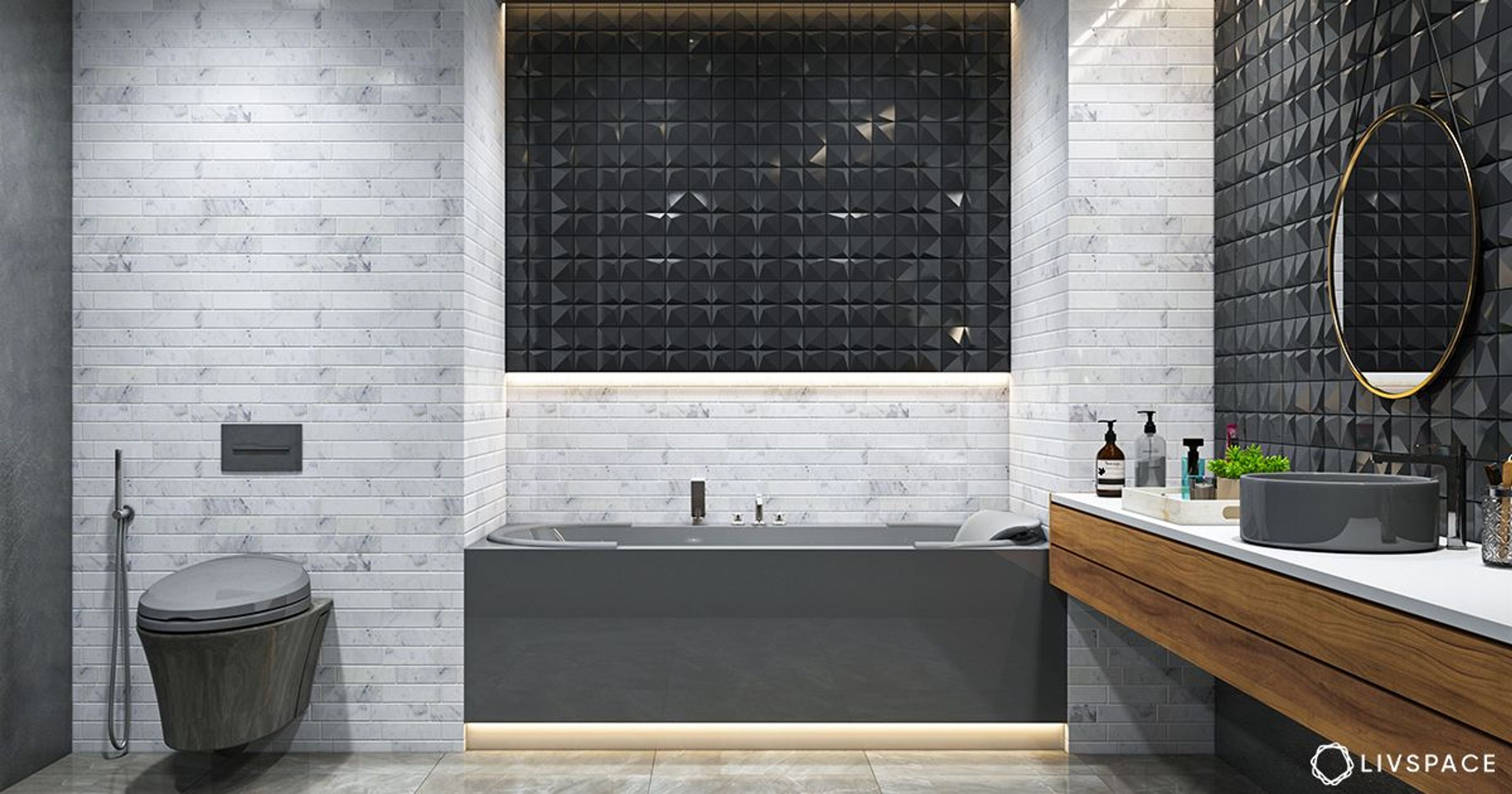15 Beautiful Bathroom Tiles Designs That Will Leave You Floored
