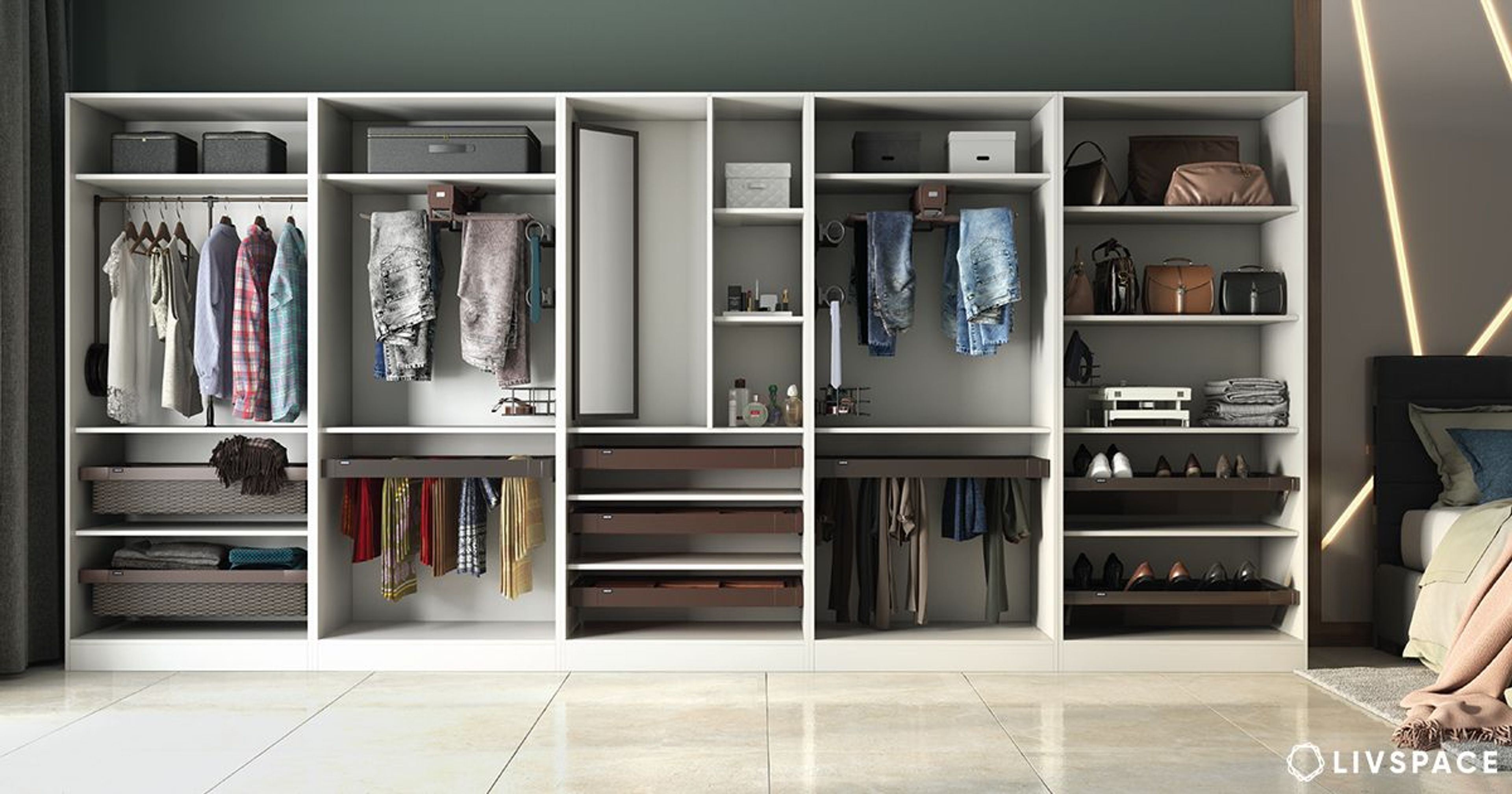 inside wardrobe design