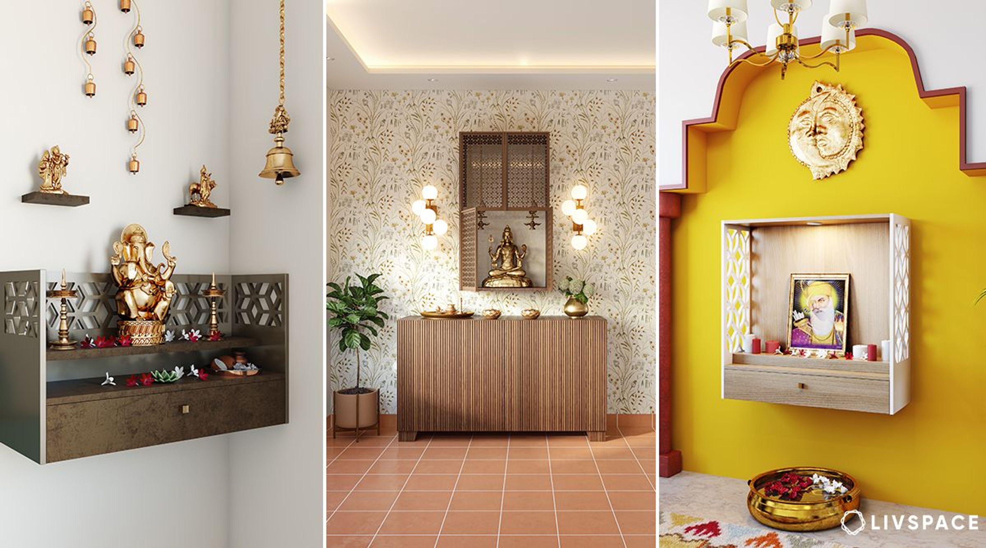 20+ Low-Cost Pooja Unit Designs That Are Perfect for Compact Homes