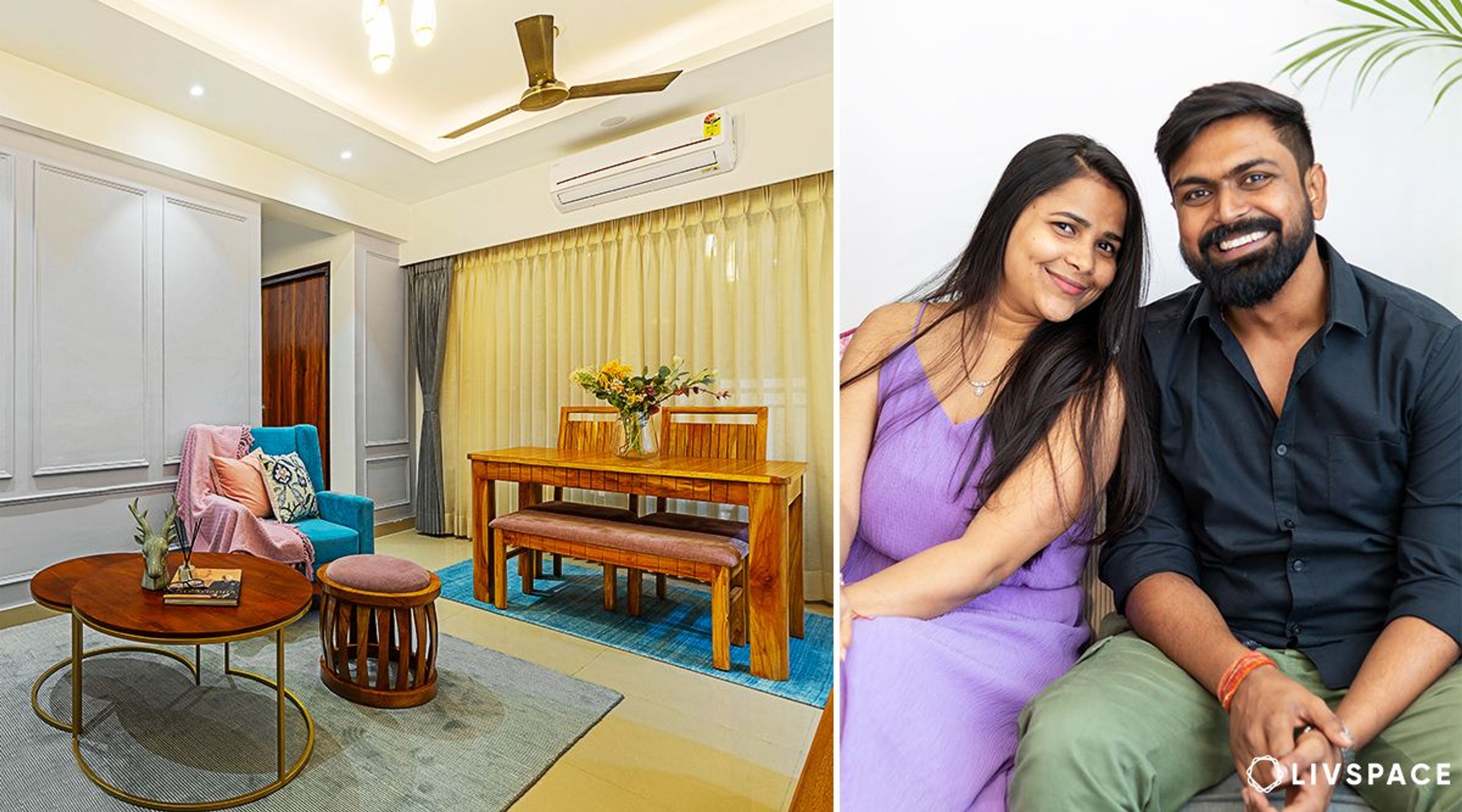 Designed Within ₹13 Lakhs, This 1,200 Sq. Ft. Noida Home Is a Pastel Paradise