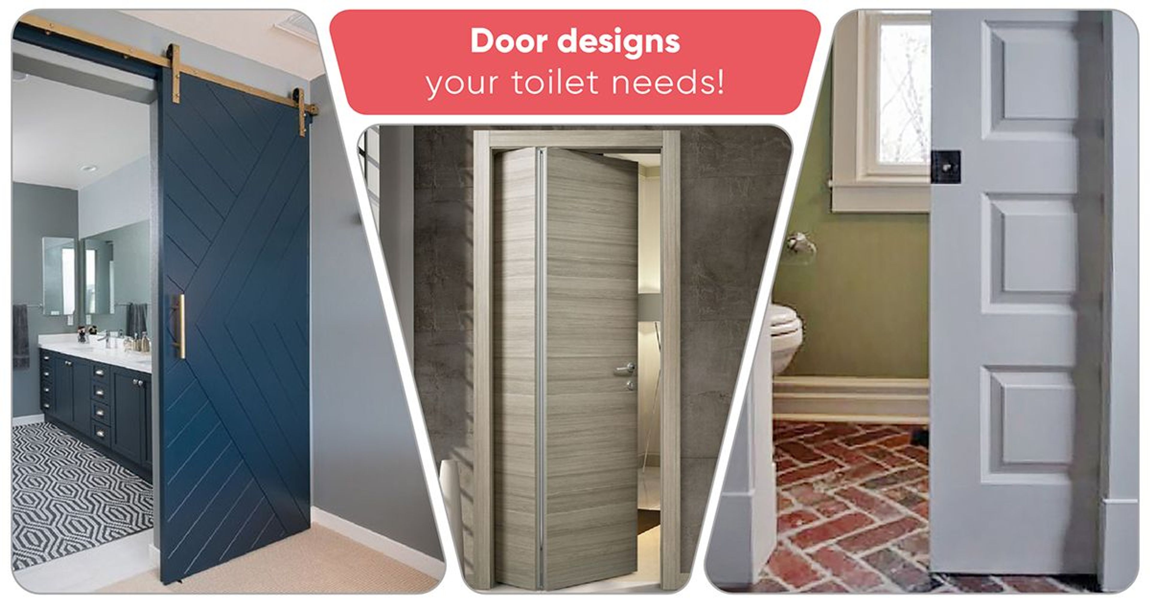 Beyond Basic: 16 Unique Toilet Door Designs for Style Savvy Homes