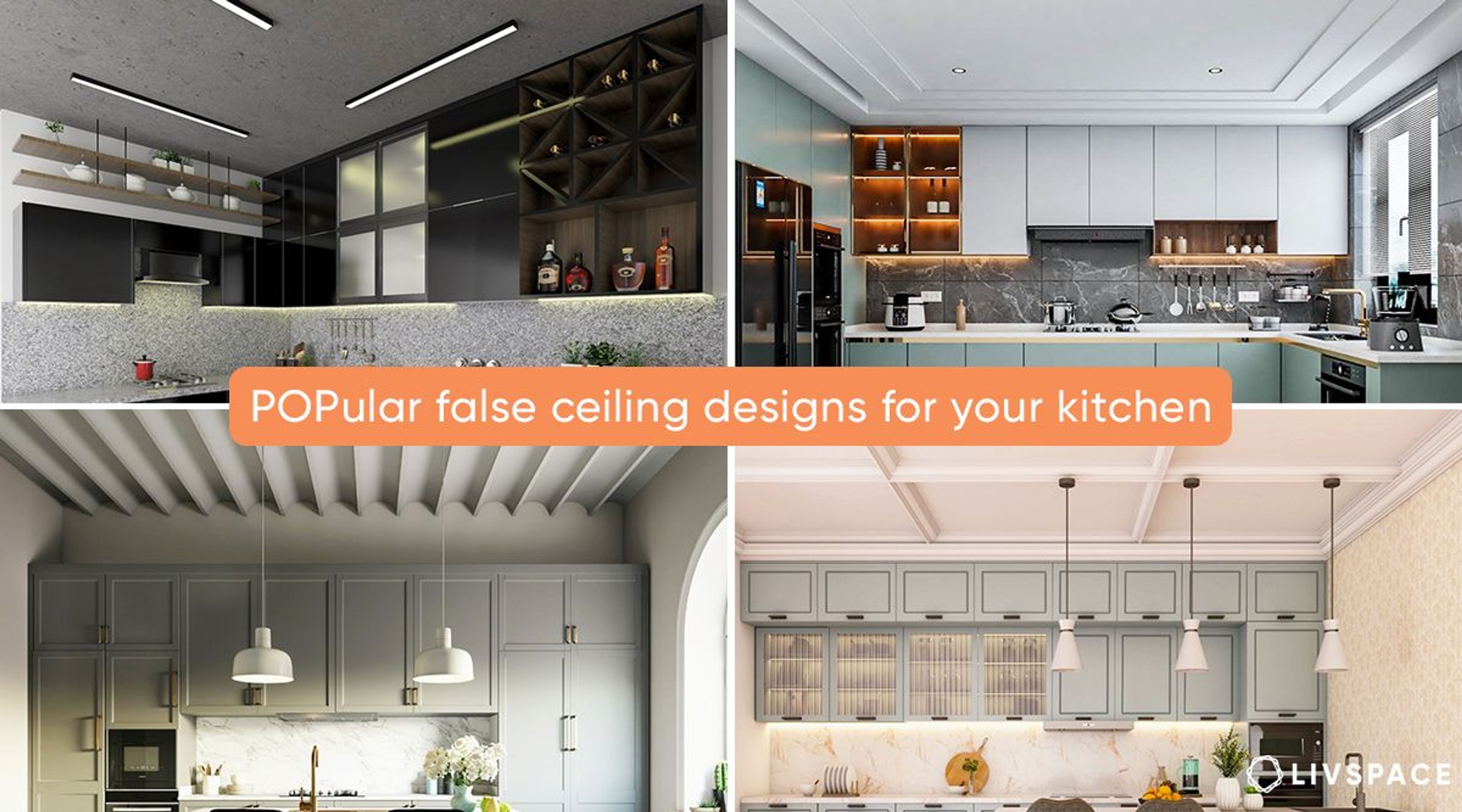POP Designs for Kitchens: 15 Bold Ideas to Modernise Your Culinary Haven