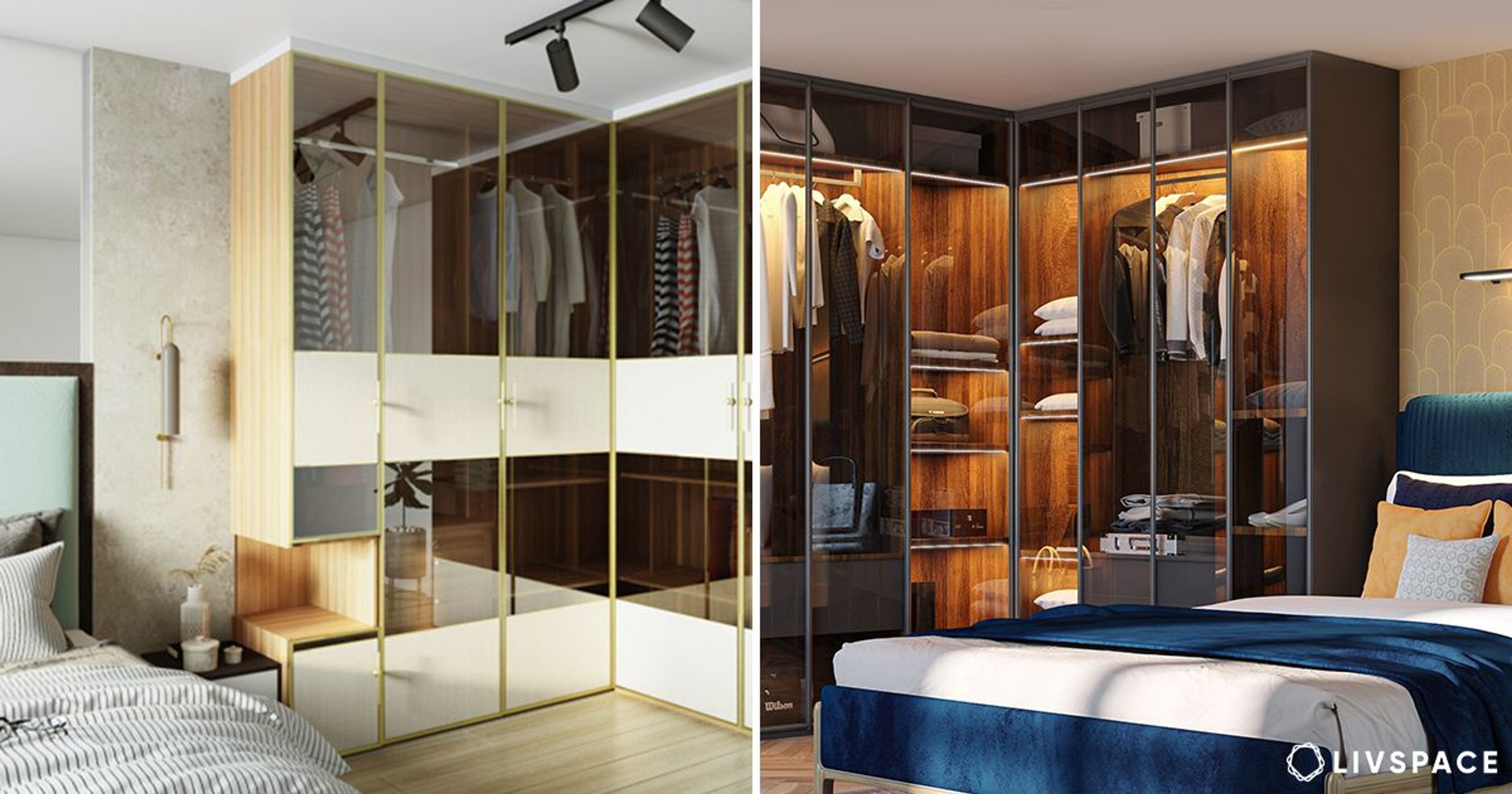 corner wardrobe design