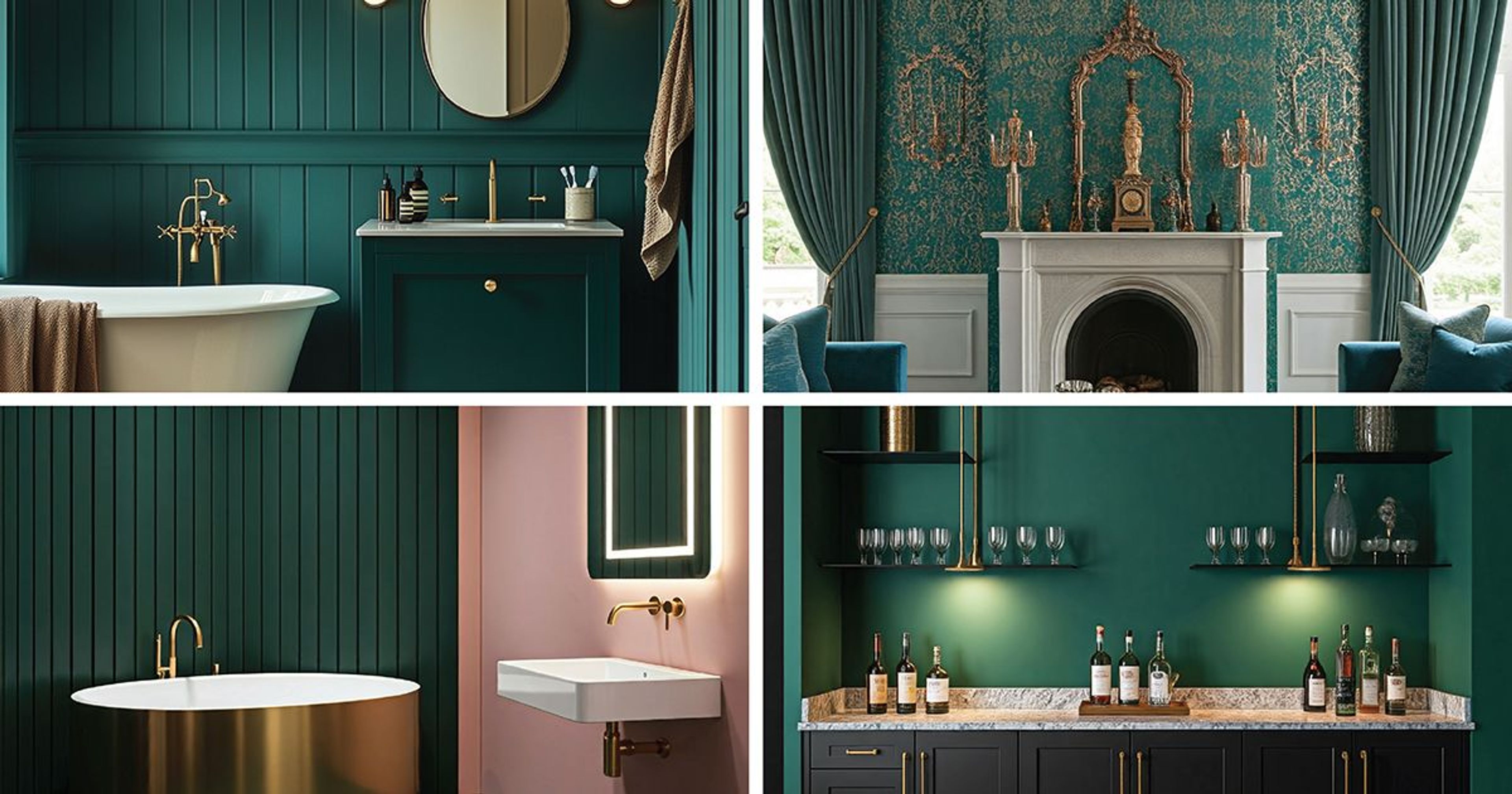 peacock green colour combination