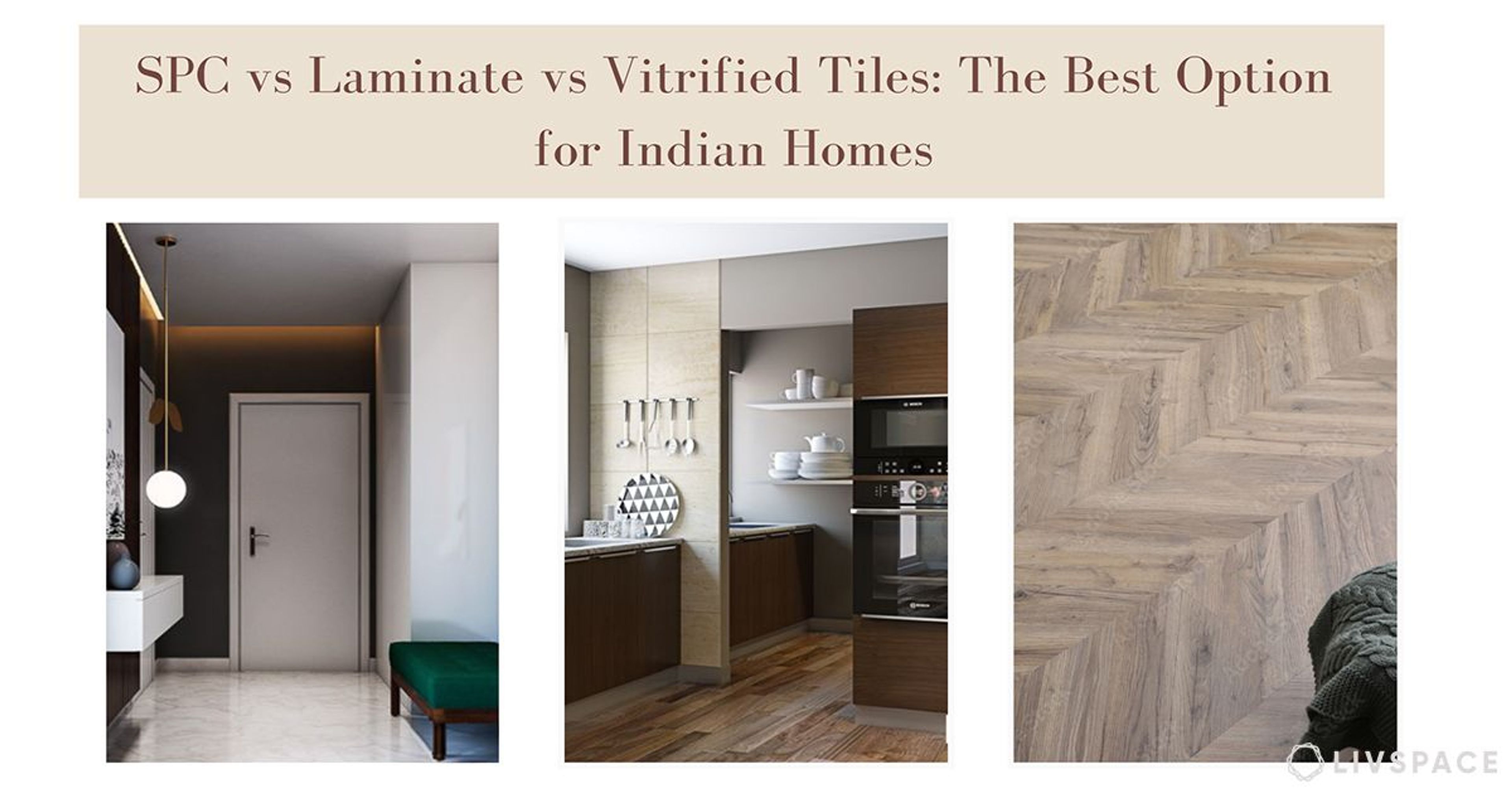 spc vs vitrified vs lamniate tiles for indian homes in 2026