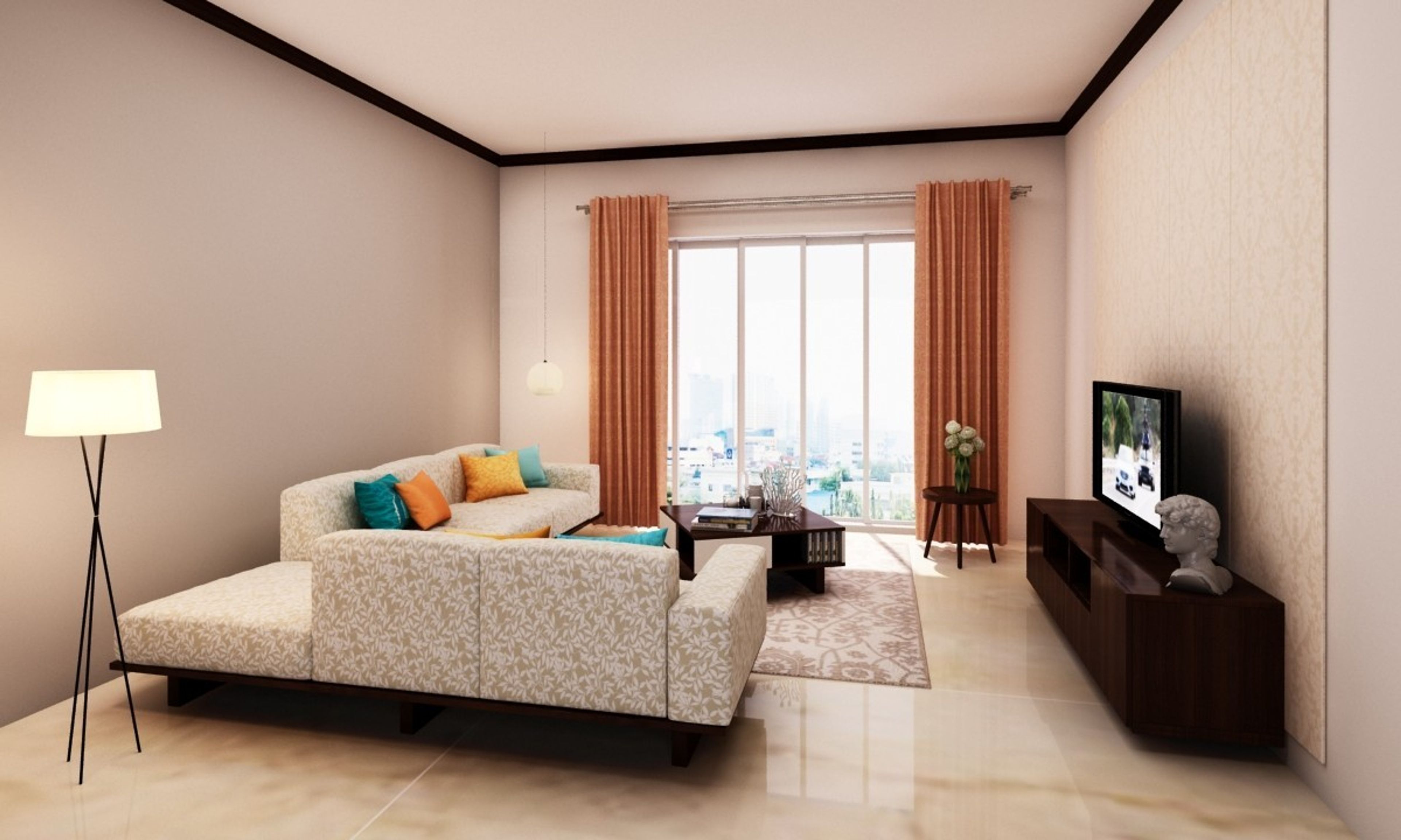 Contemporary Cluster Living Room