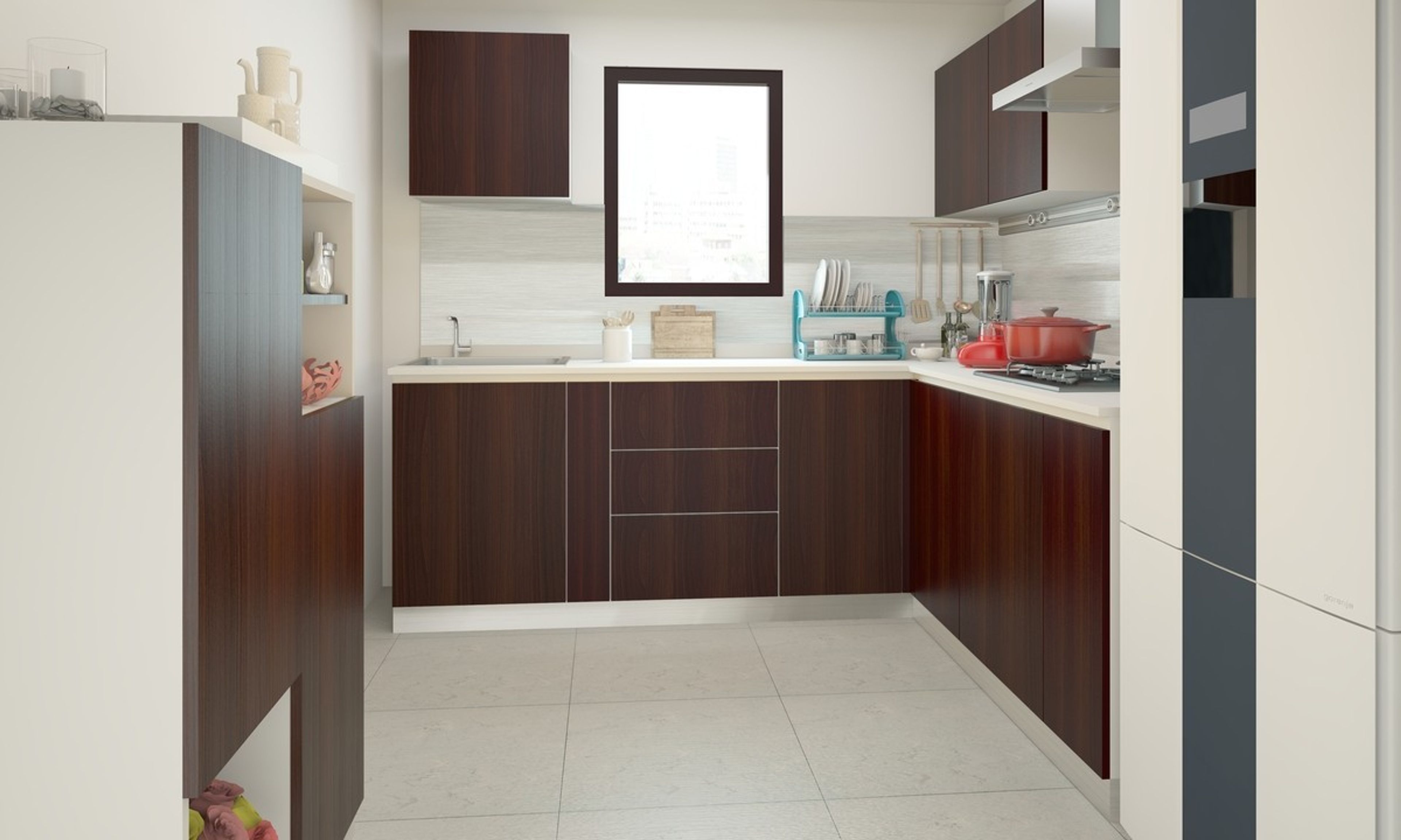 Jamie L Shaped Kitchen