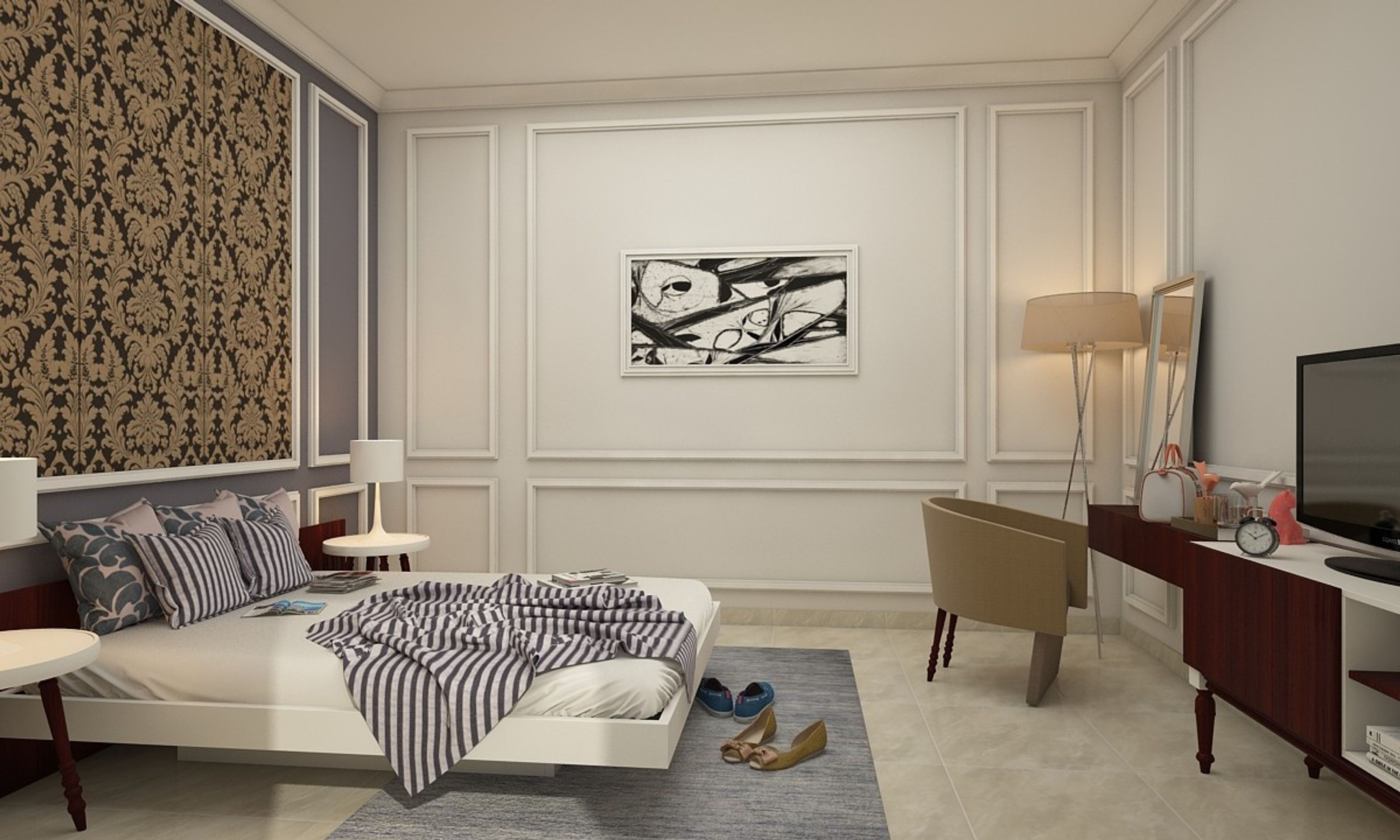 Luxury Fusion Guest Bed Room