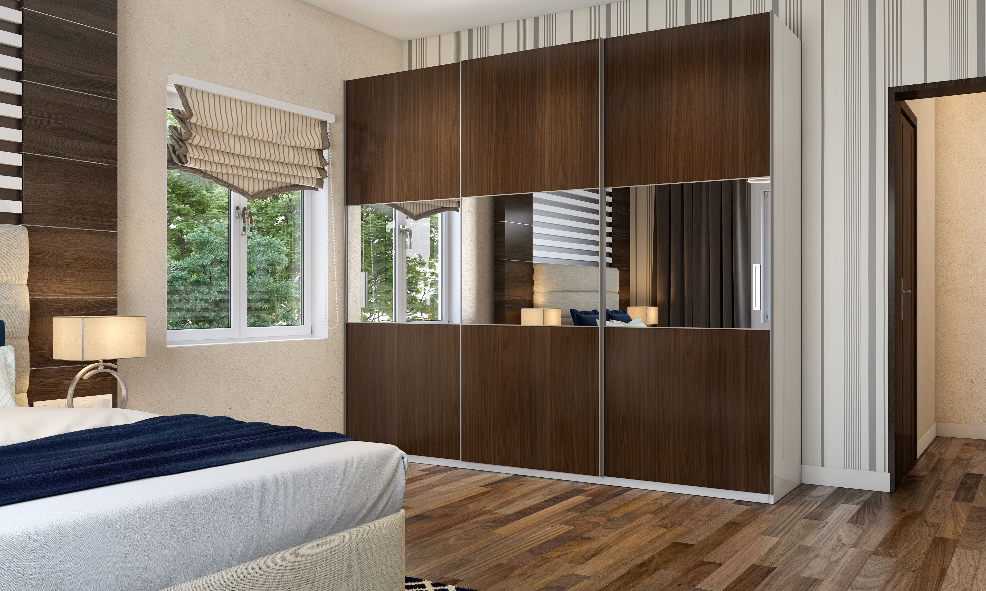 Romaine Sliding Wardrobe