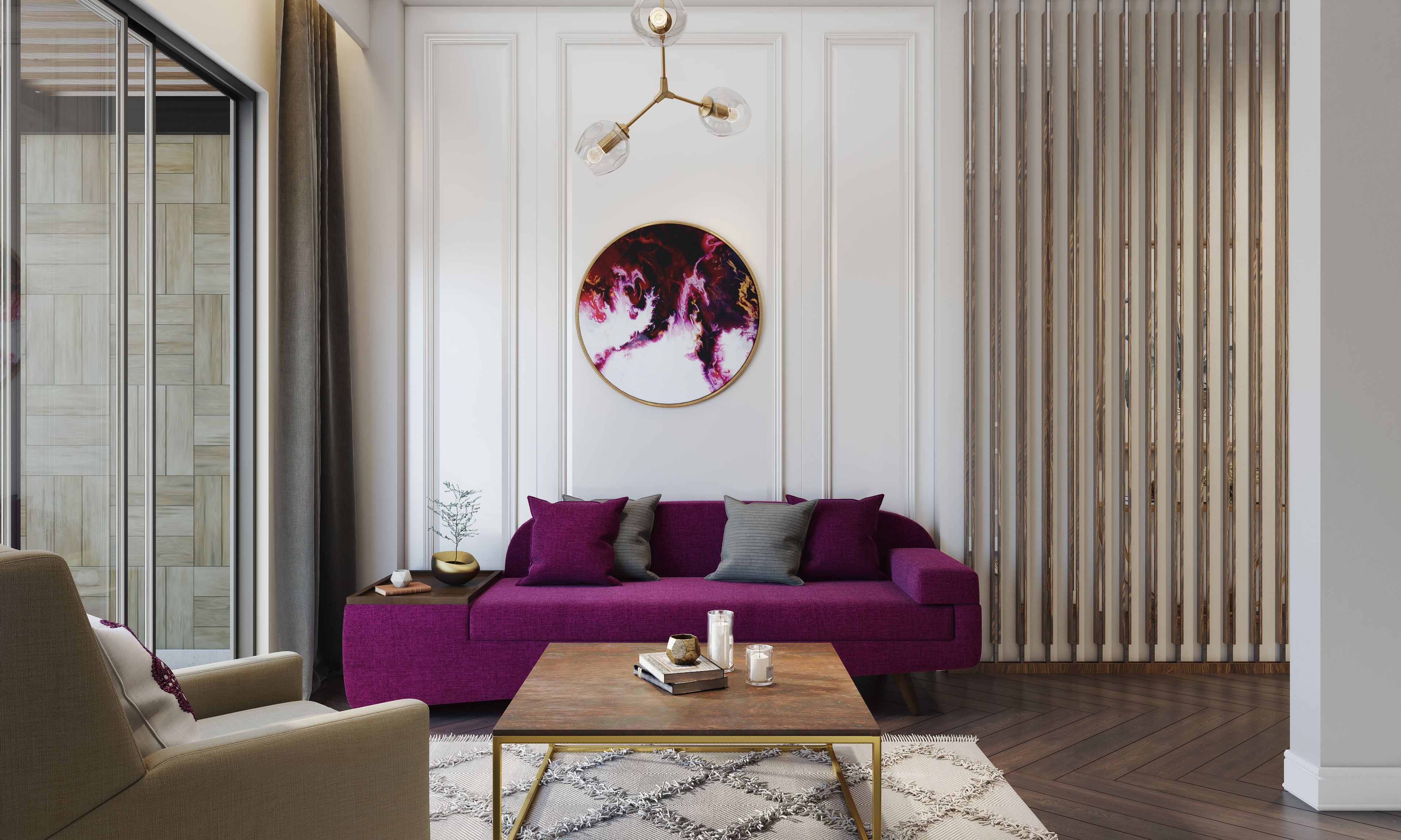 Peppy Punch Living Room