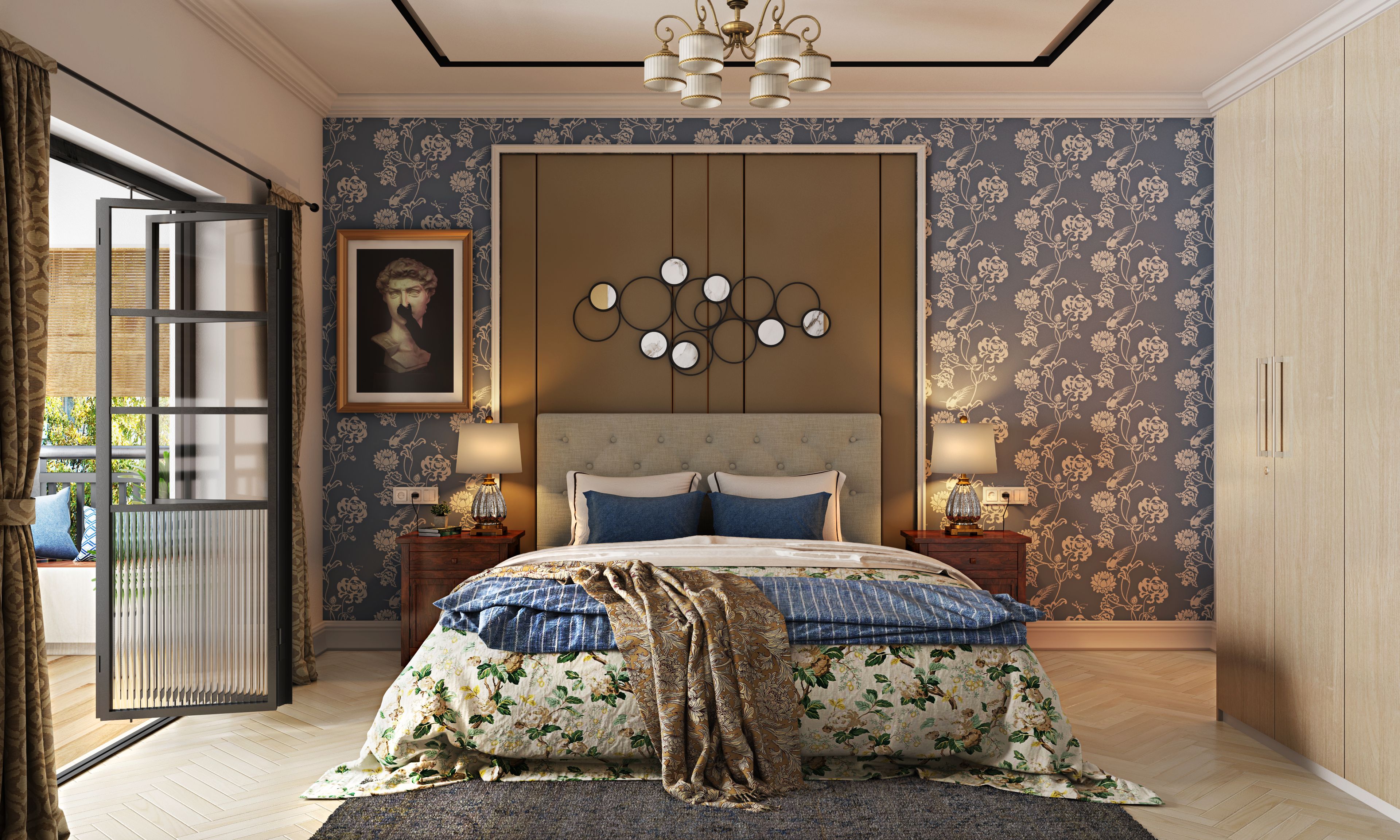 Indigo Master Bedroom