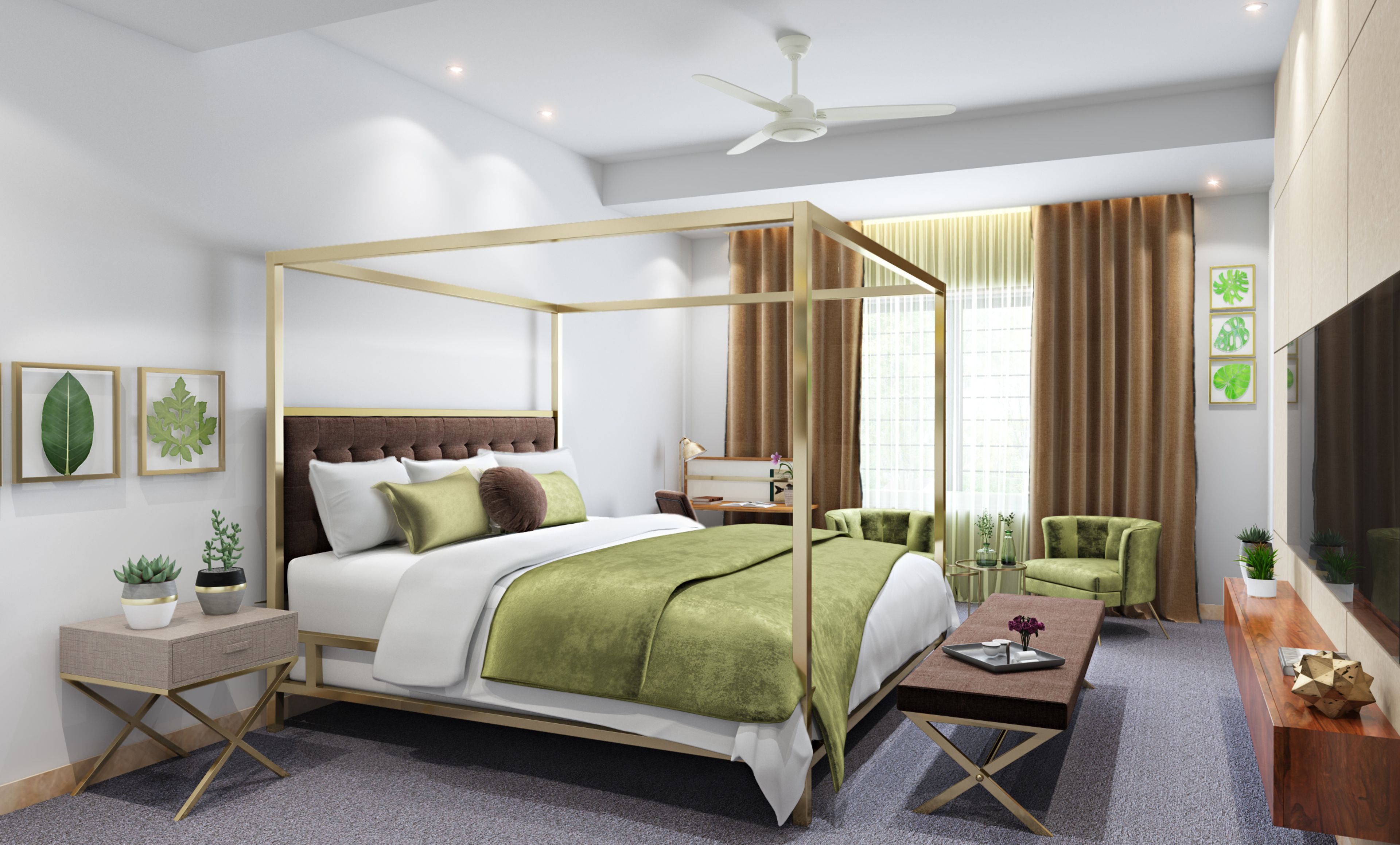 Upscale Elegance Bedroom