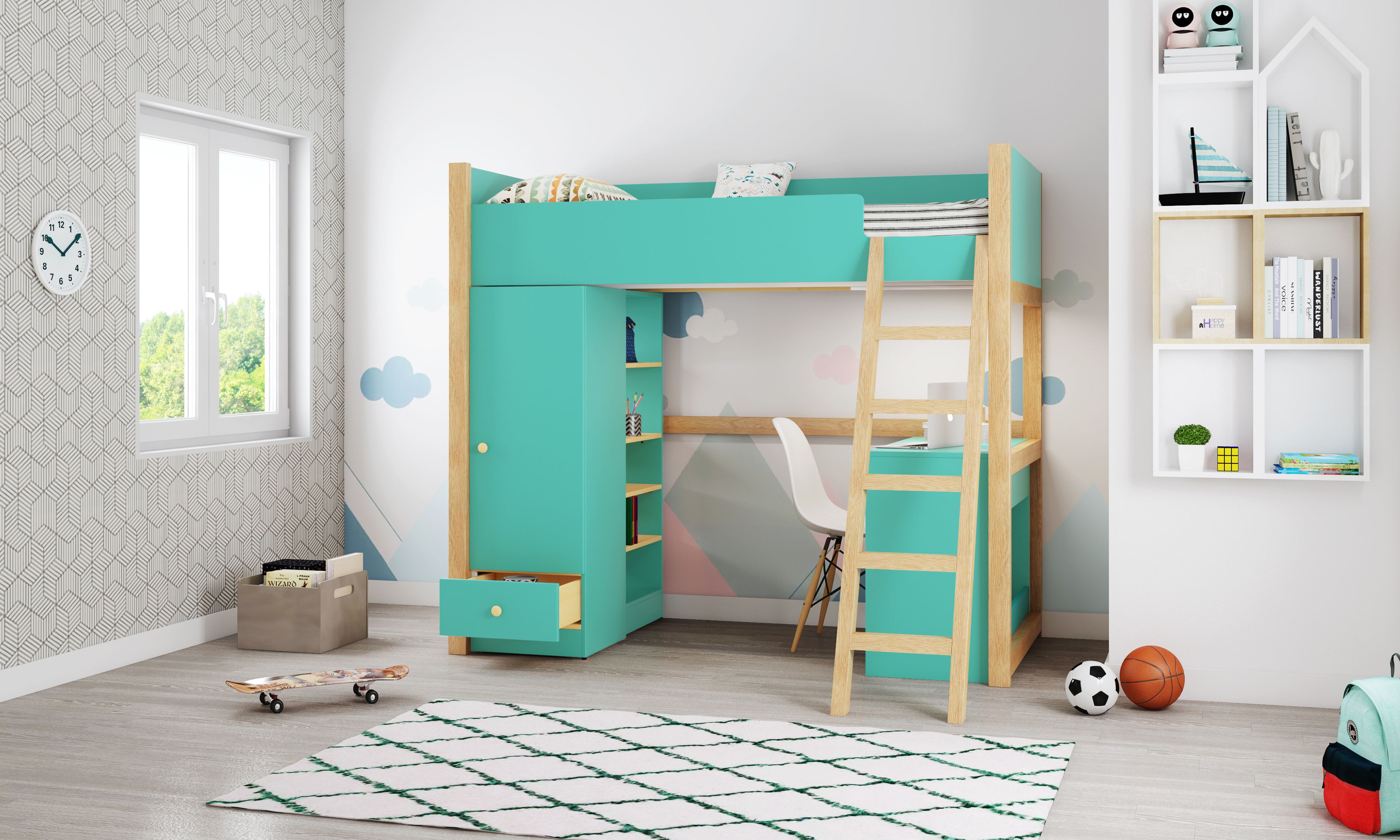 Artistic Kids Bedroom Interior Design