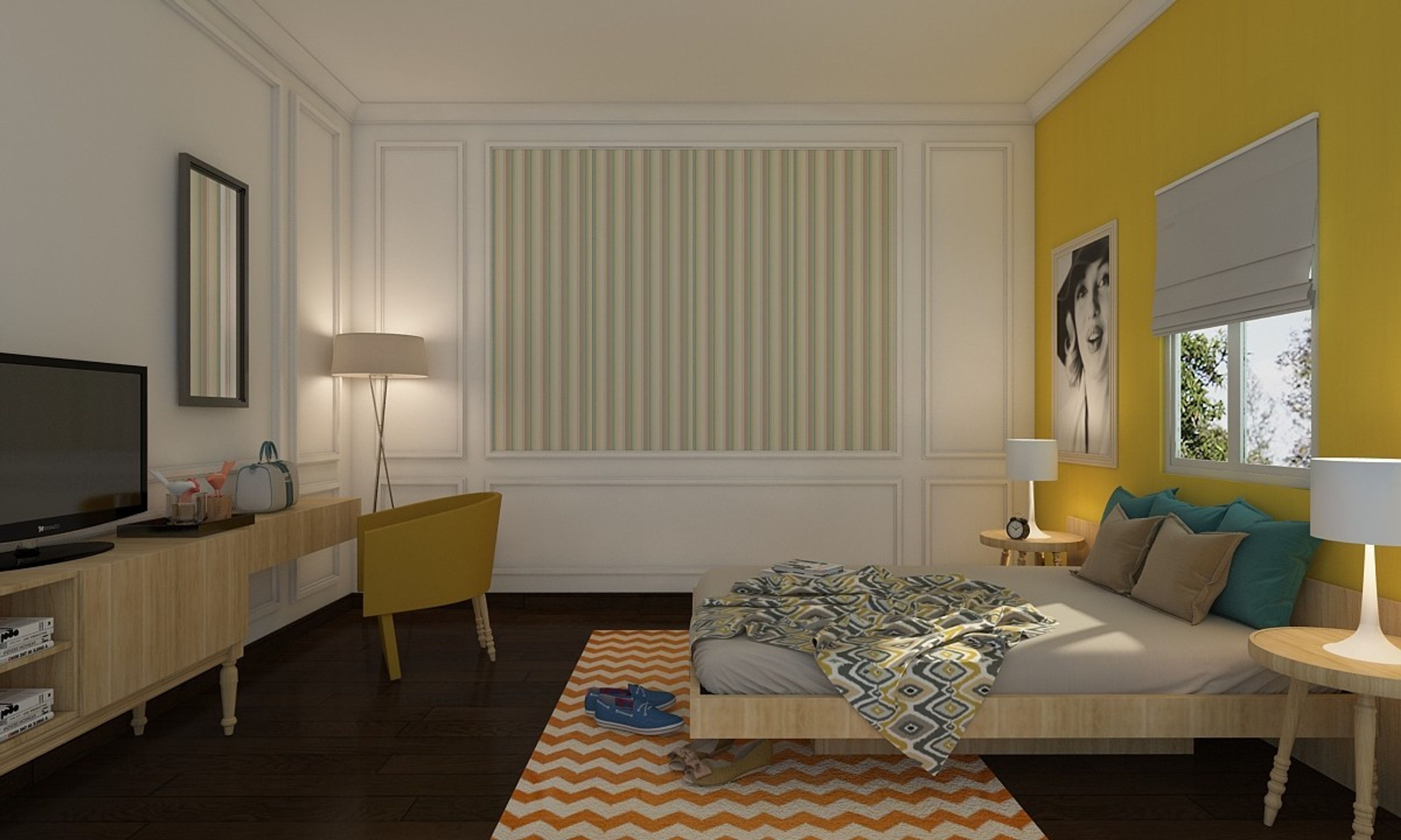 Plush Fusion Guest Bed Room