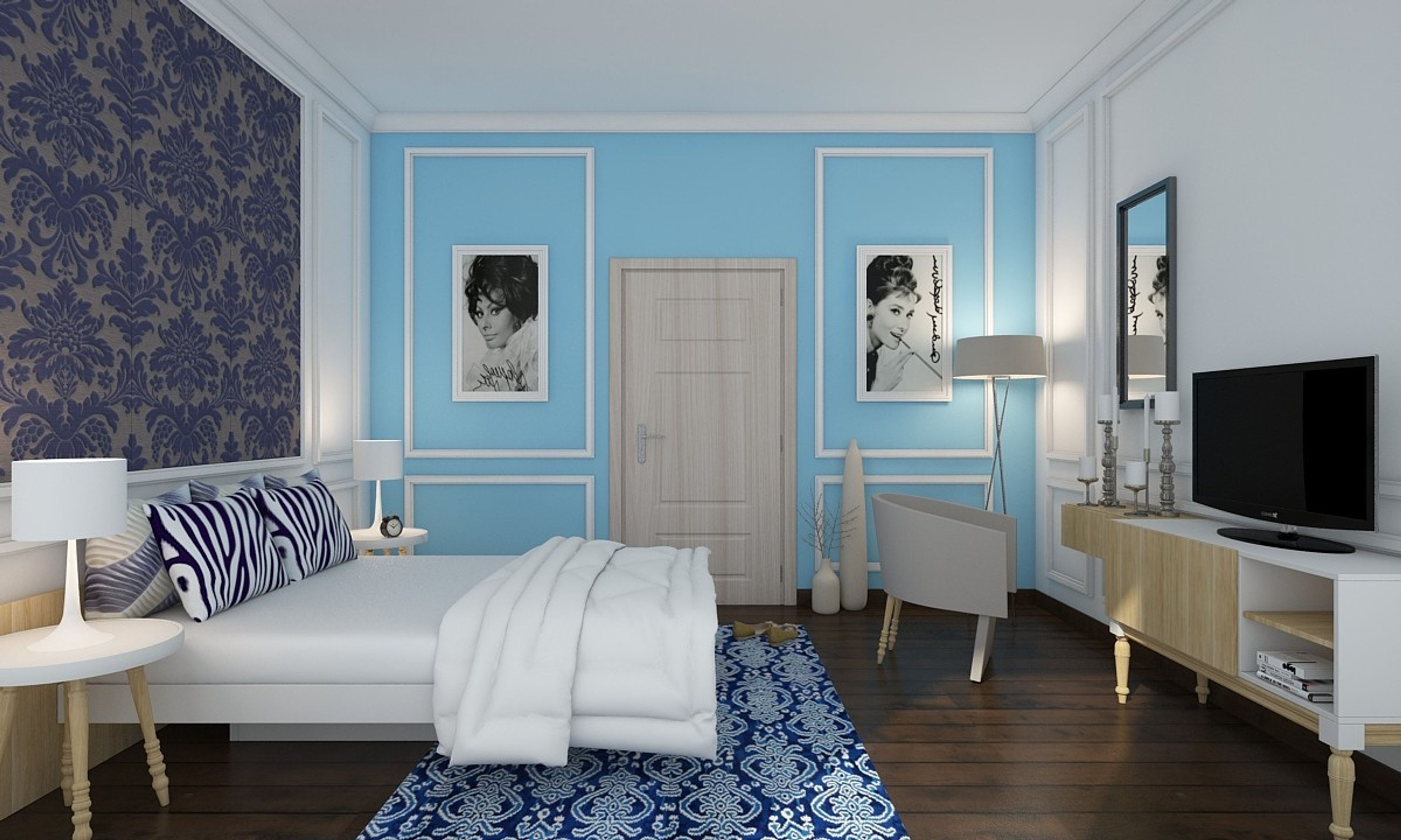 Retro Fusion Guest Bed Room