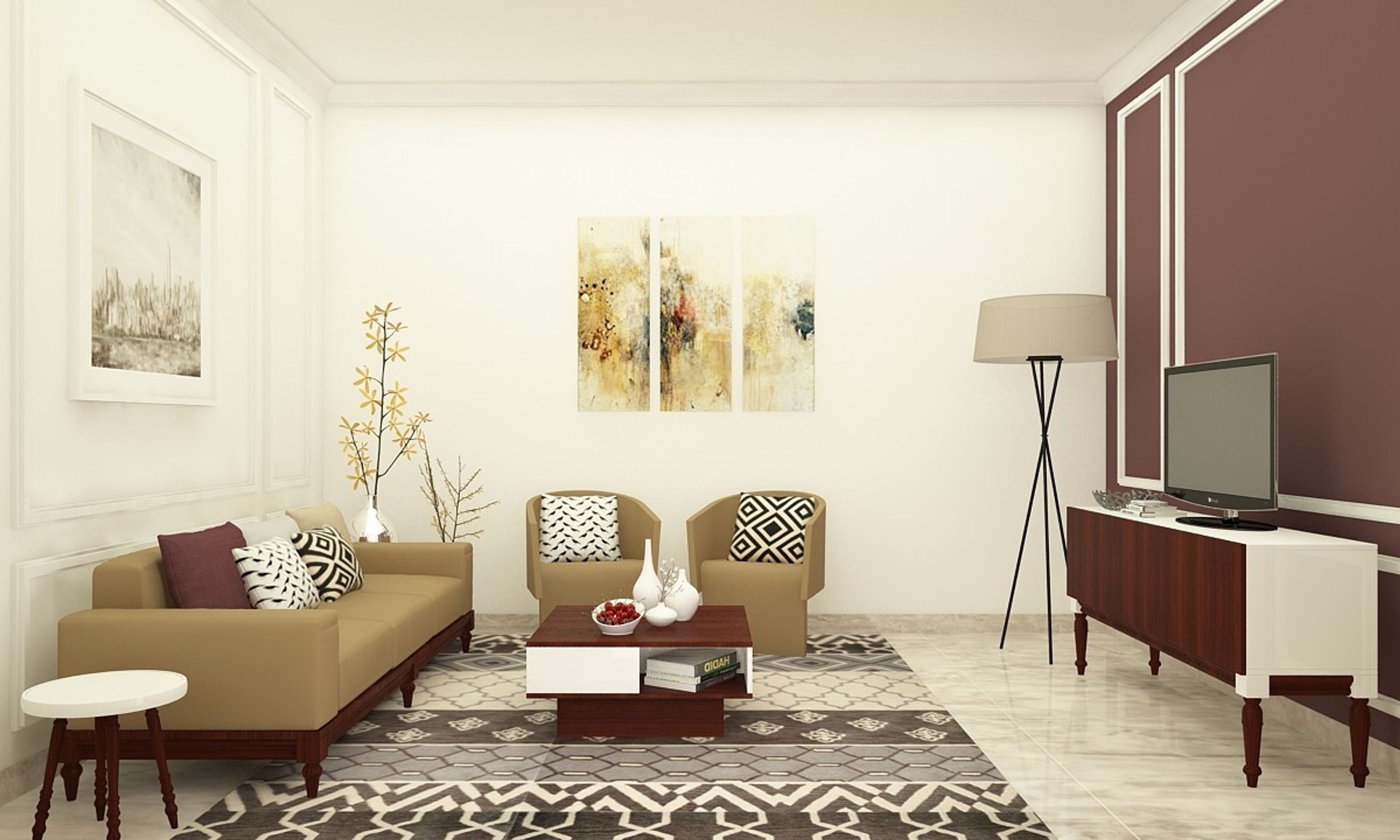 Bordeta Classical Living Room