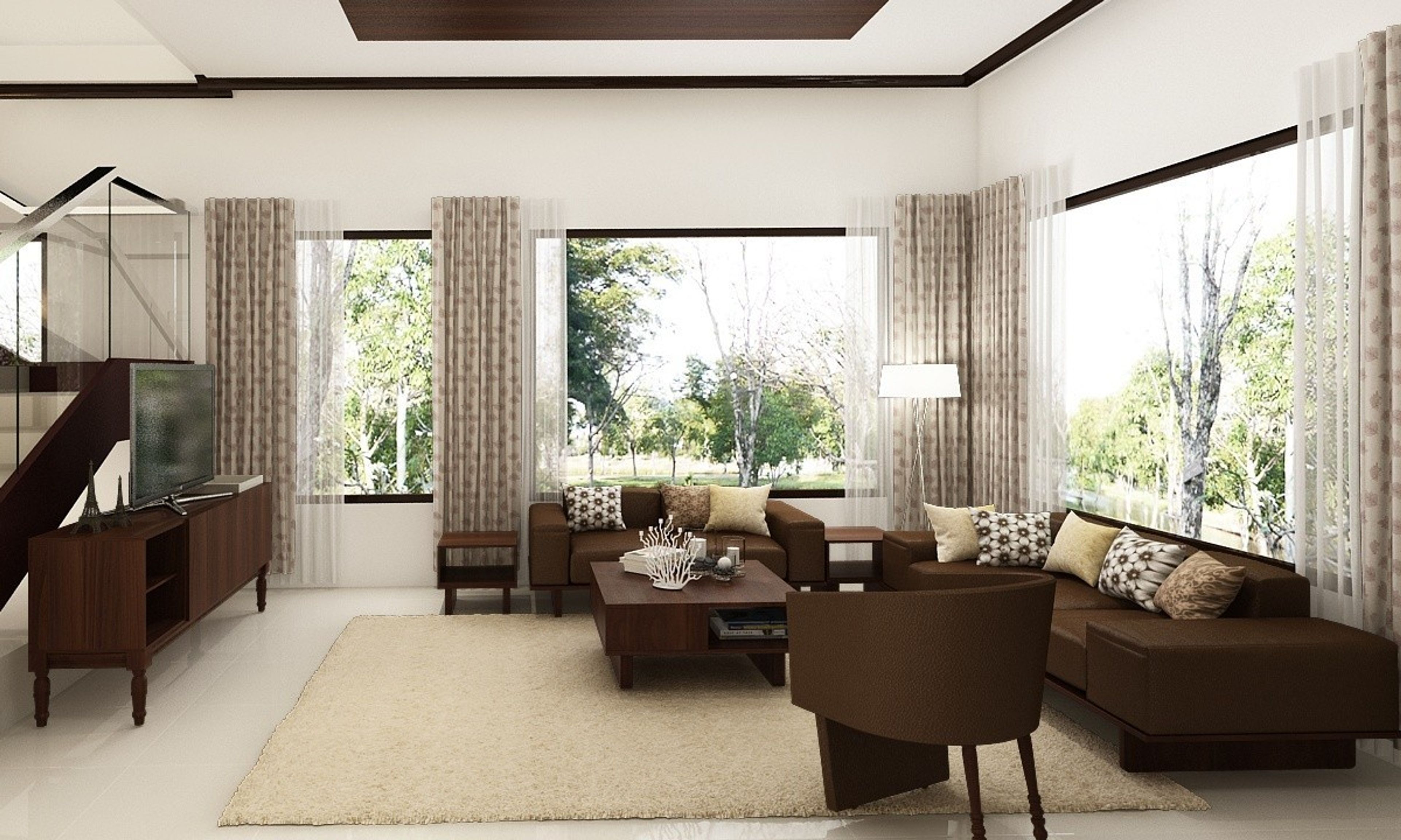 Classical Fusion Living Room