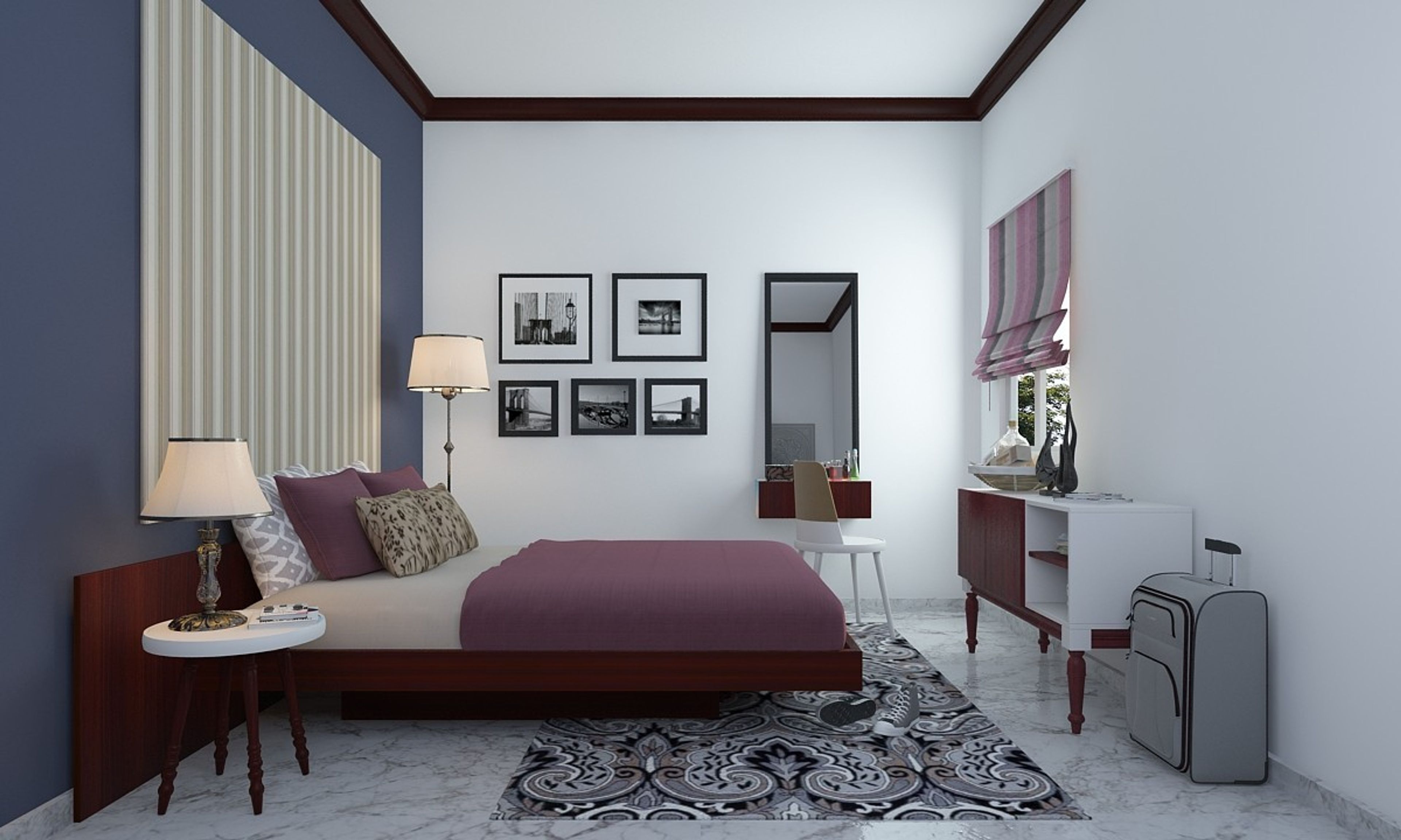 Modern Guest Bedroom Design With Low Maintenance Interiors