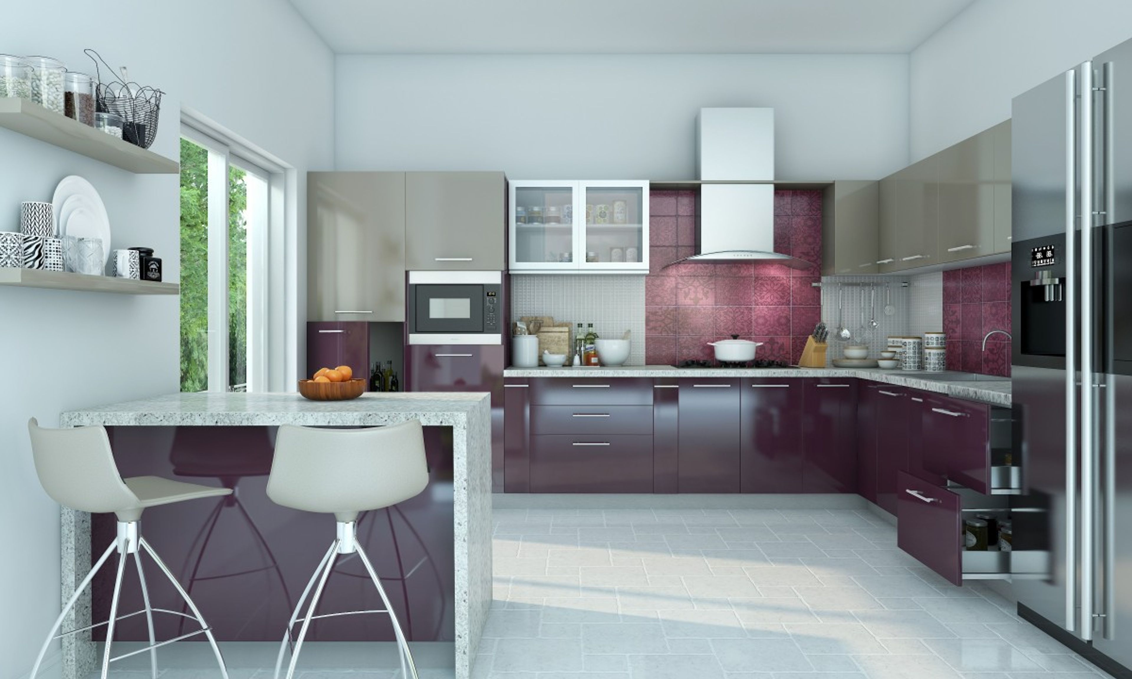 Vera L-Shape Kitchen