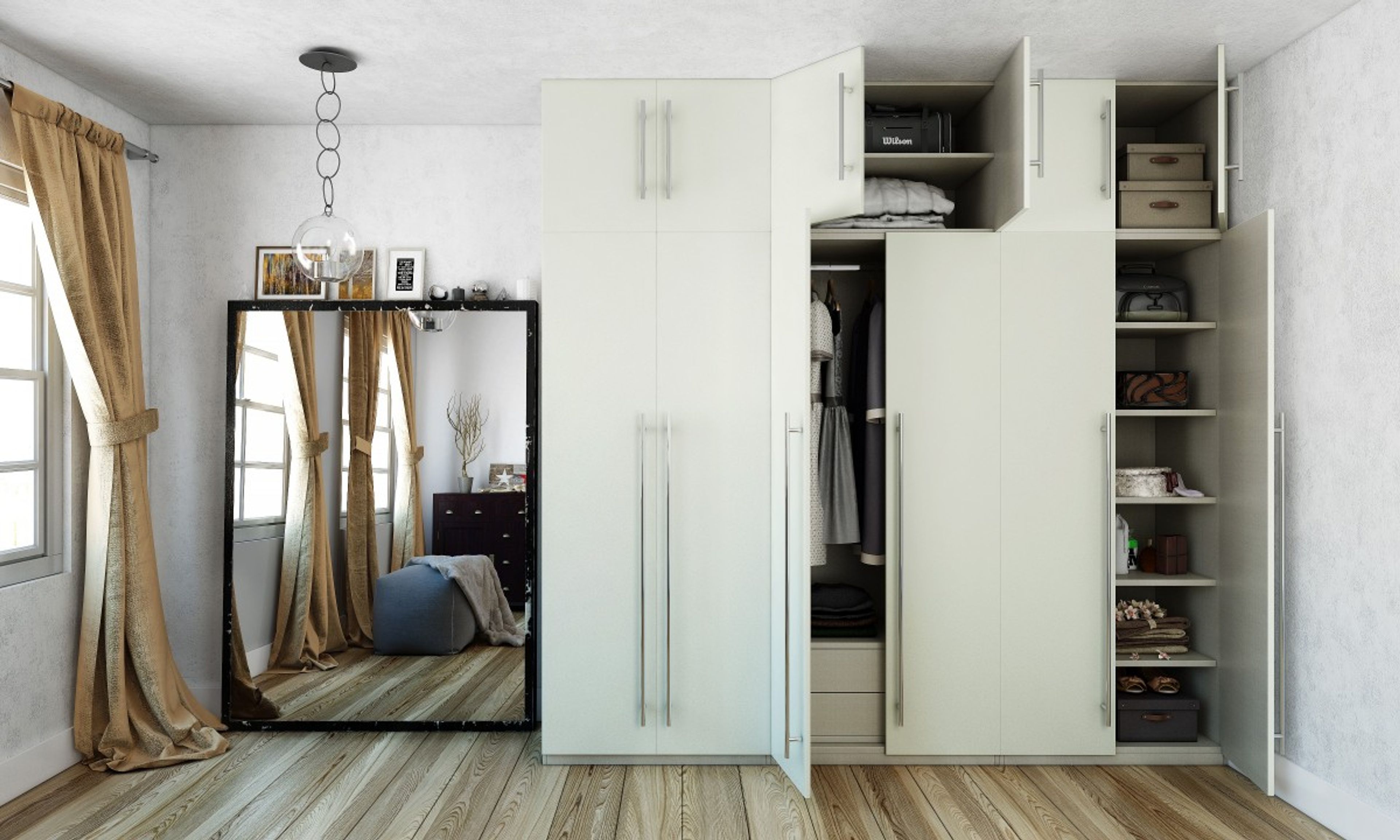 Evren 3 Door Wardrobe