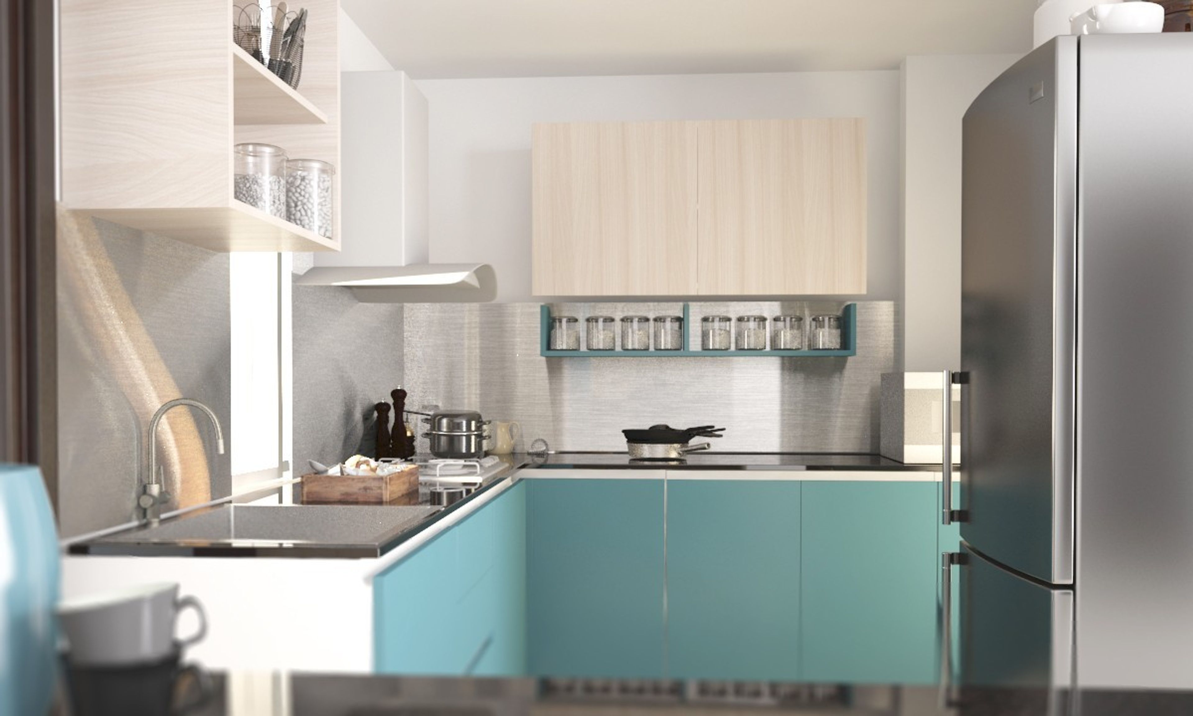 Shelby L Shaped Kitchen