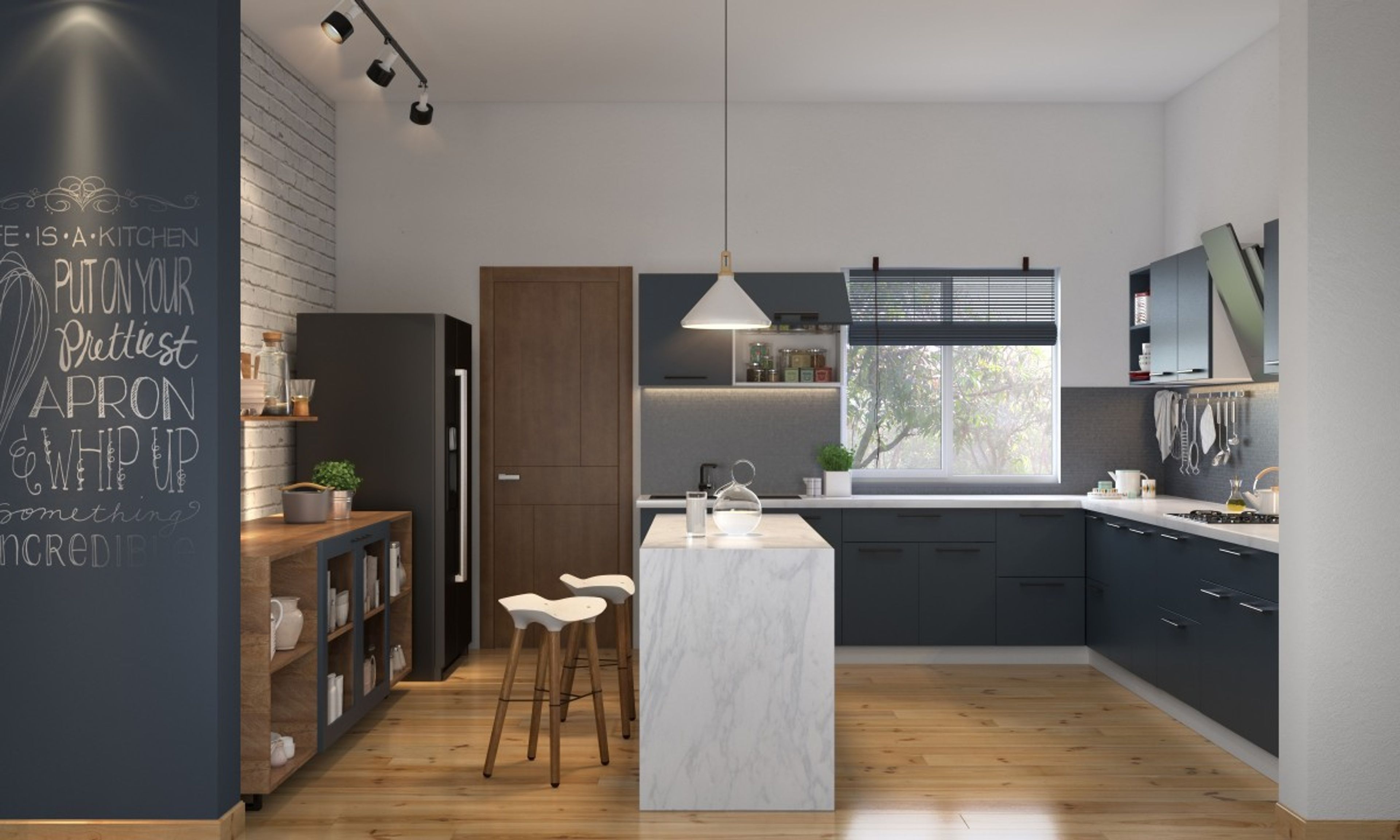 Trevally L-Shape Modular Kitchen
