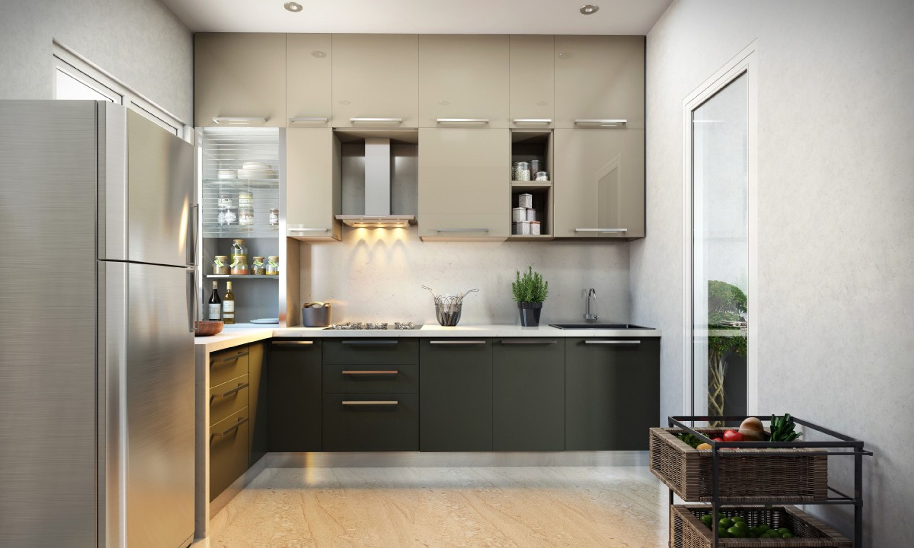 Beatrix Compact L-shape Kitchen