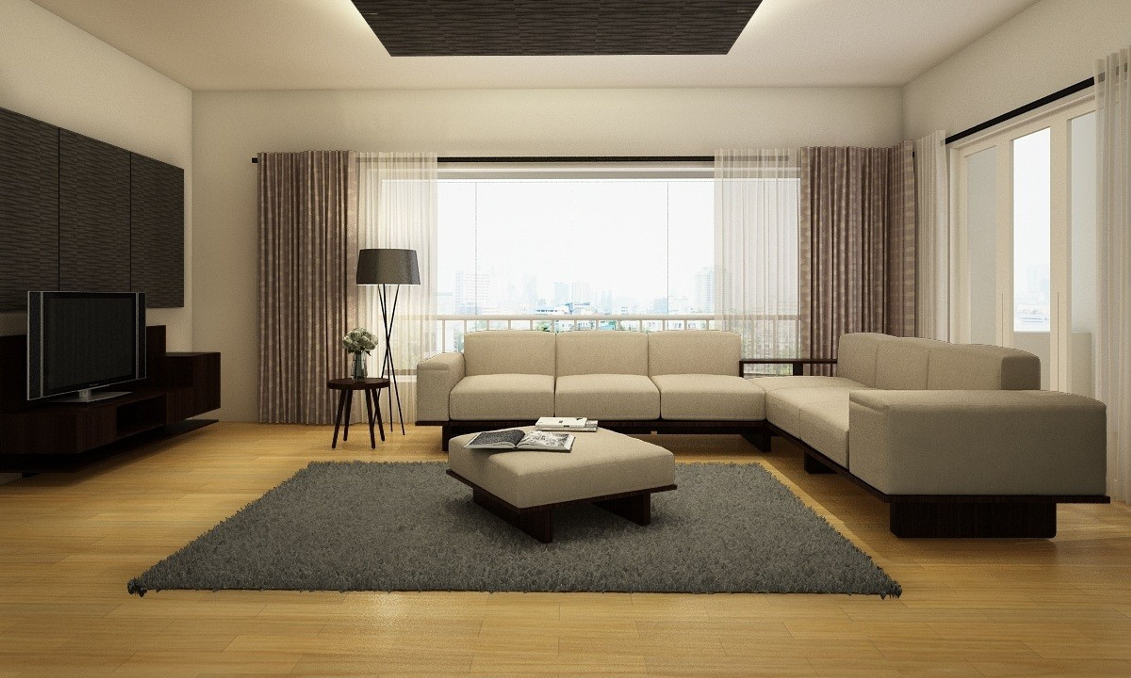 Casual Contemporary Living Room