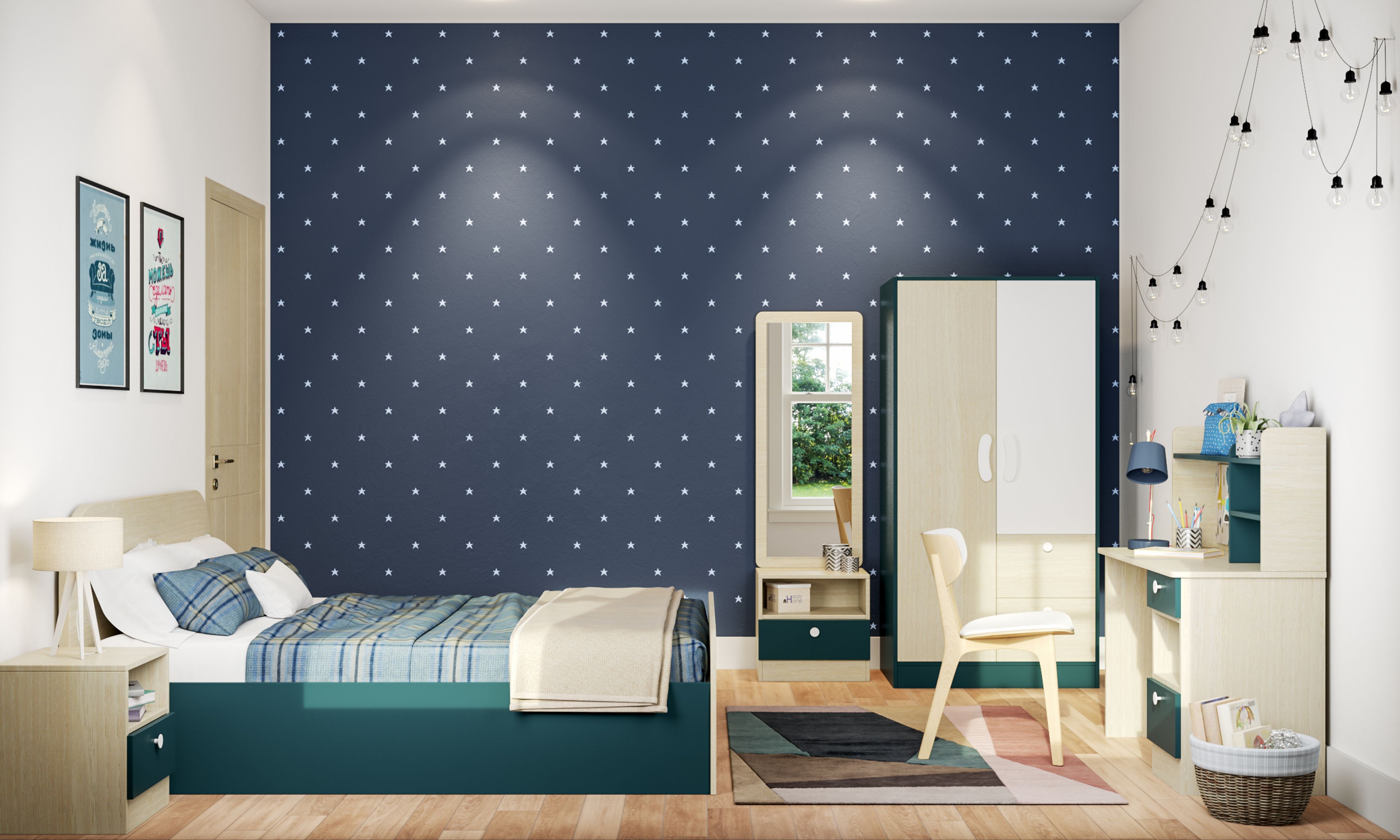 Bespangled Kids Bedroom Interior Design