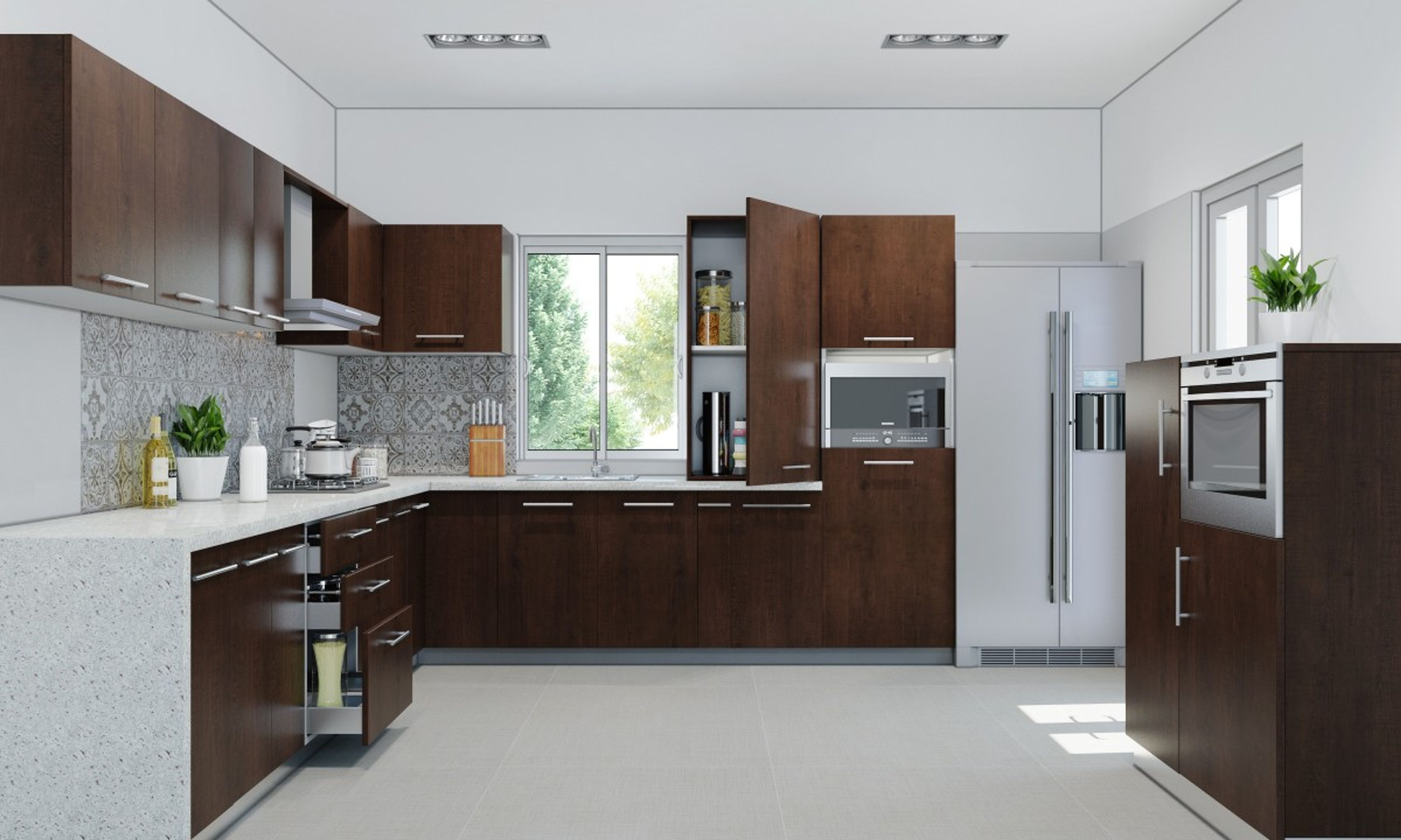 Juniper L-shape Kitchen