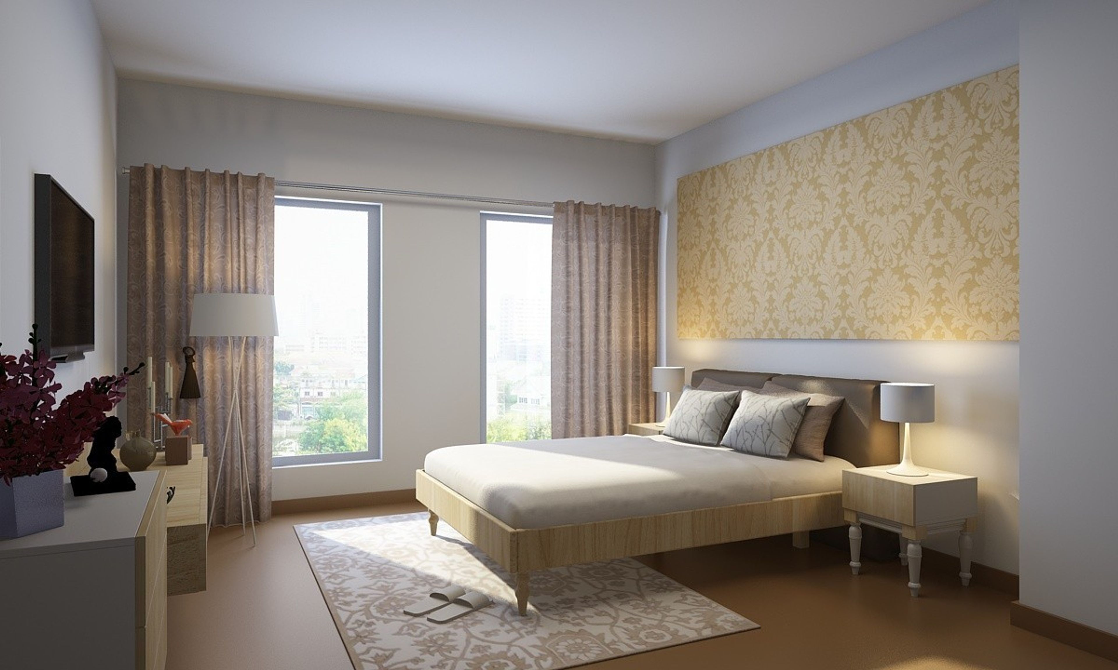 Yellow Splendor Guest Bedroom