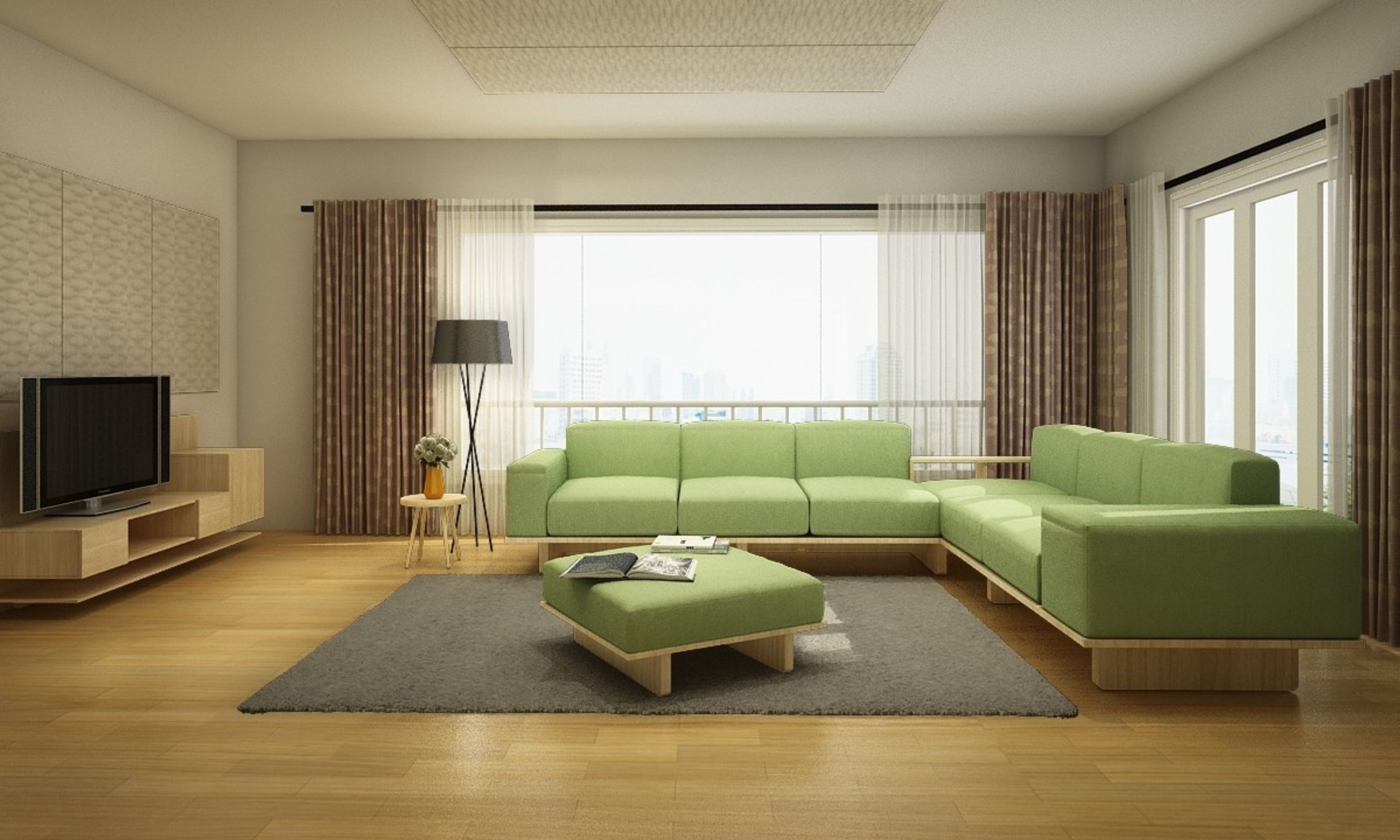 Casual Contemporary Living Room