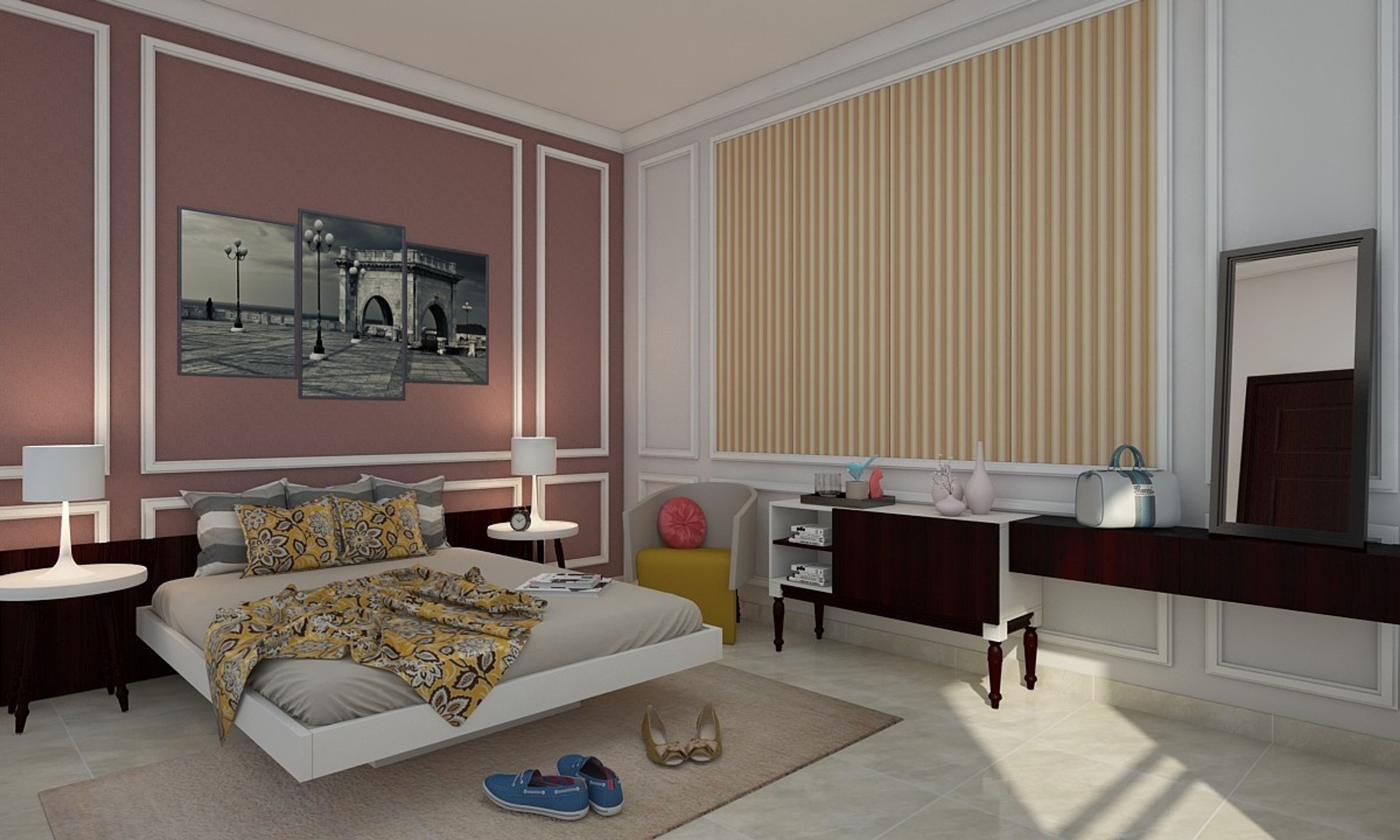 Fusion Chic Guest Bed Room