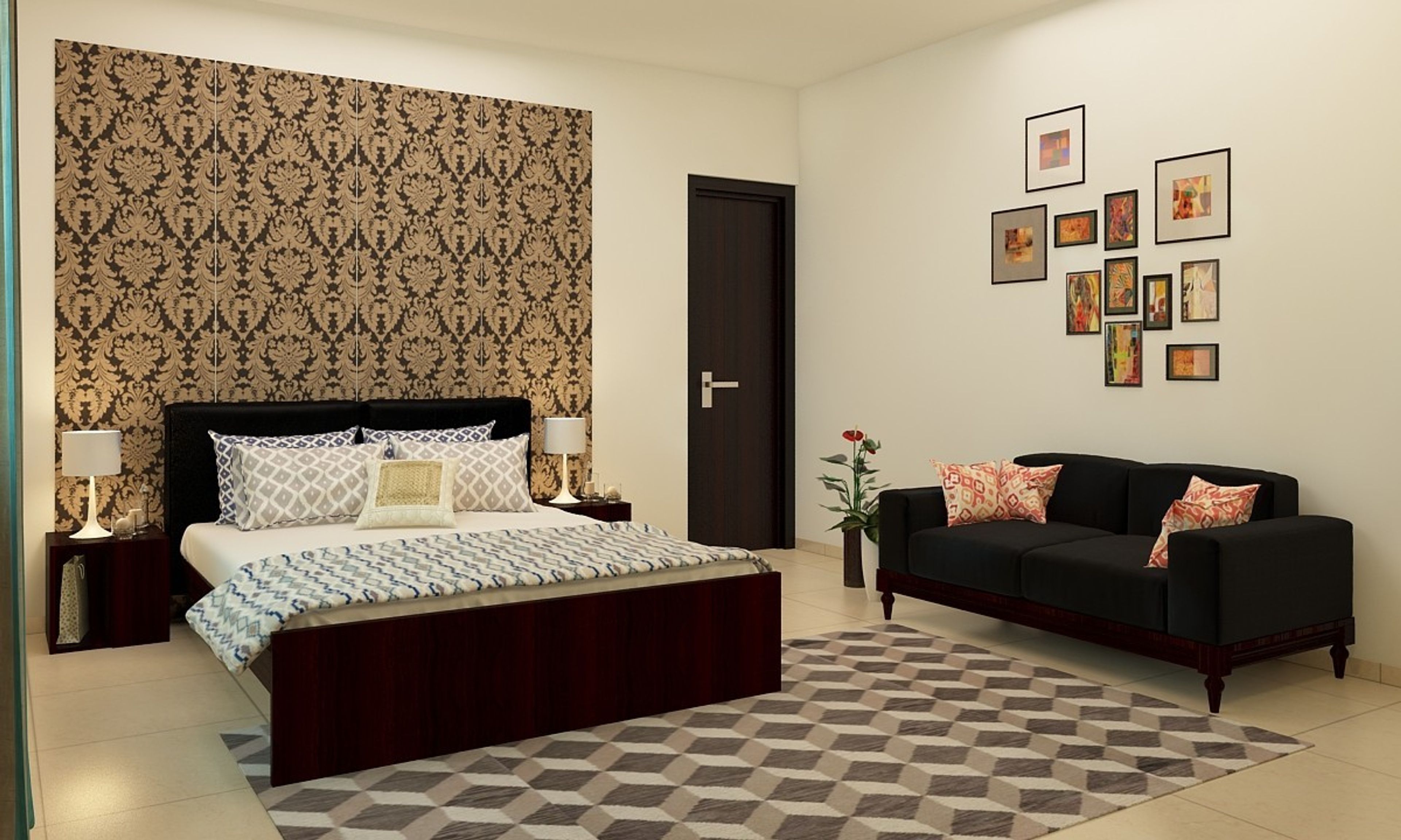 Royal Chic Master Bed Room