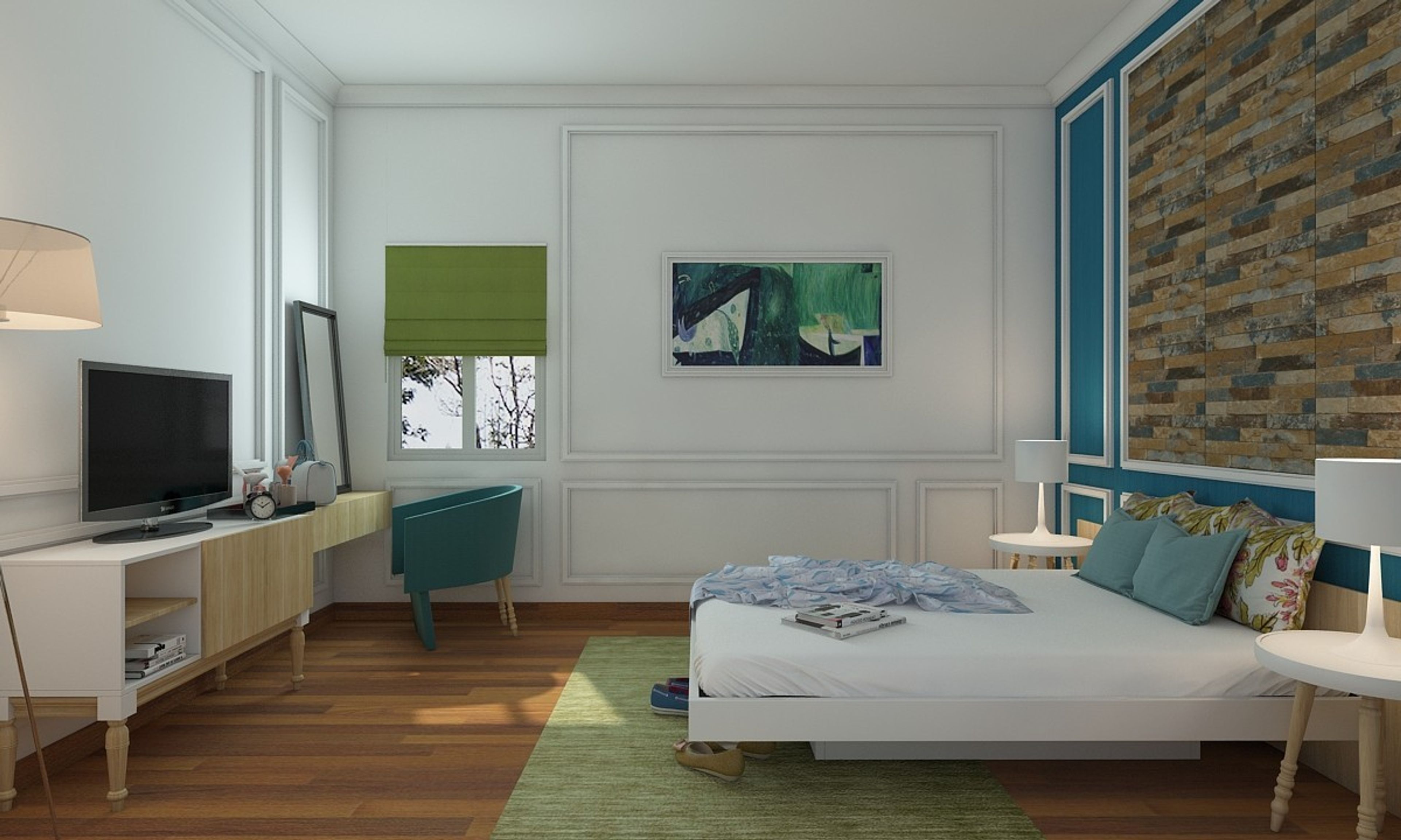 Country Fusion Guest Bed Room