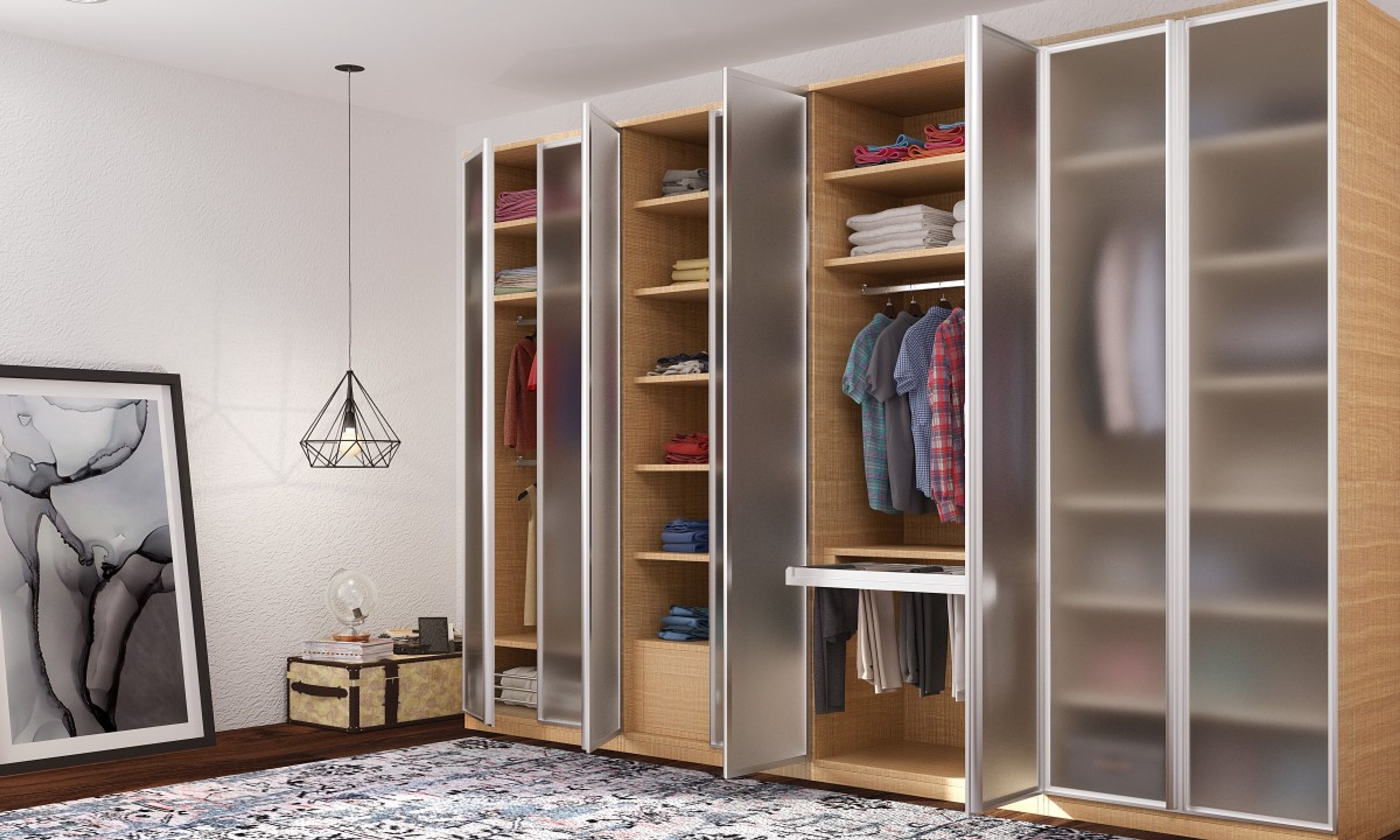 Berk 4 Door Wardrobe