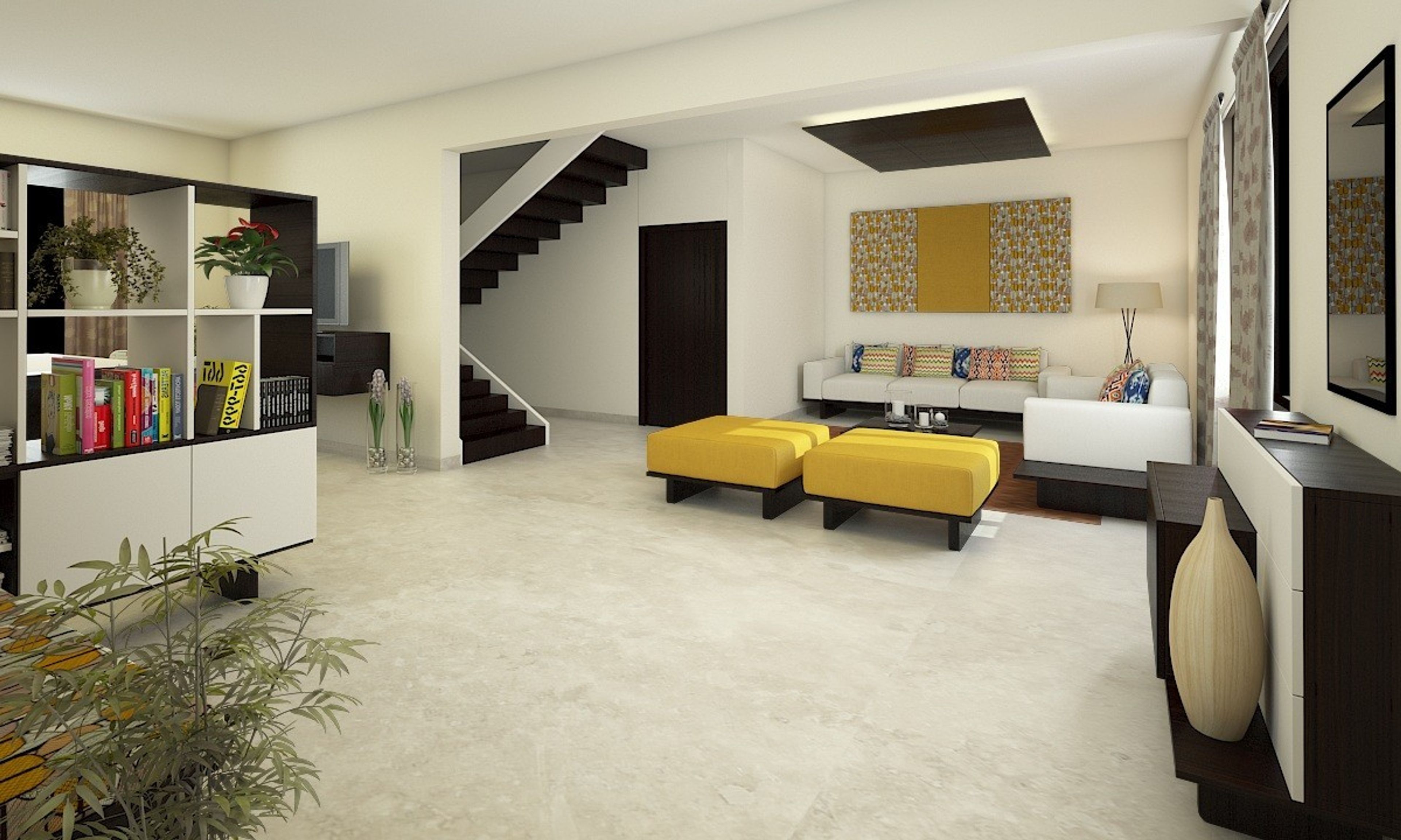 Contemporary Fusion Foyer Area