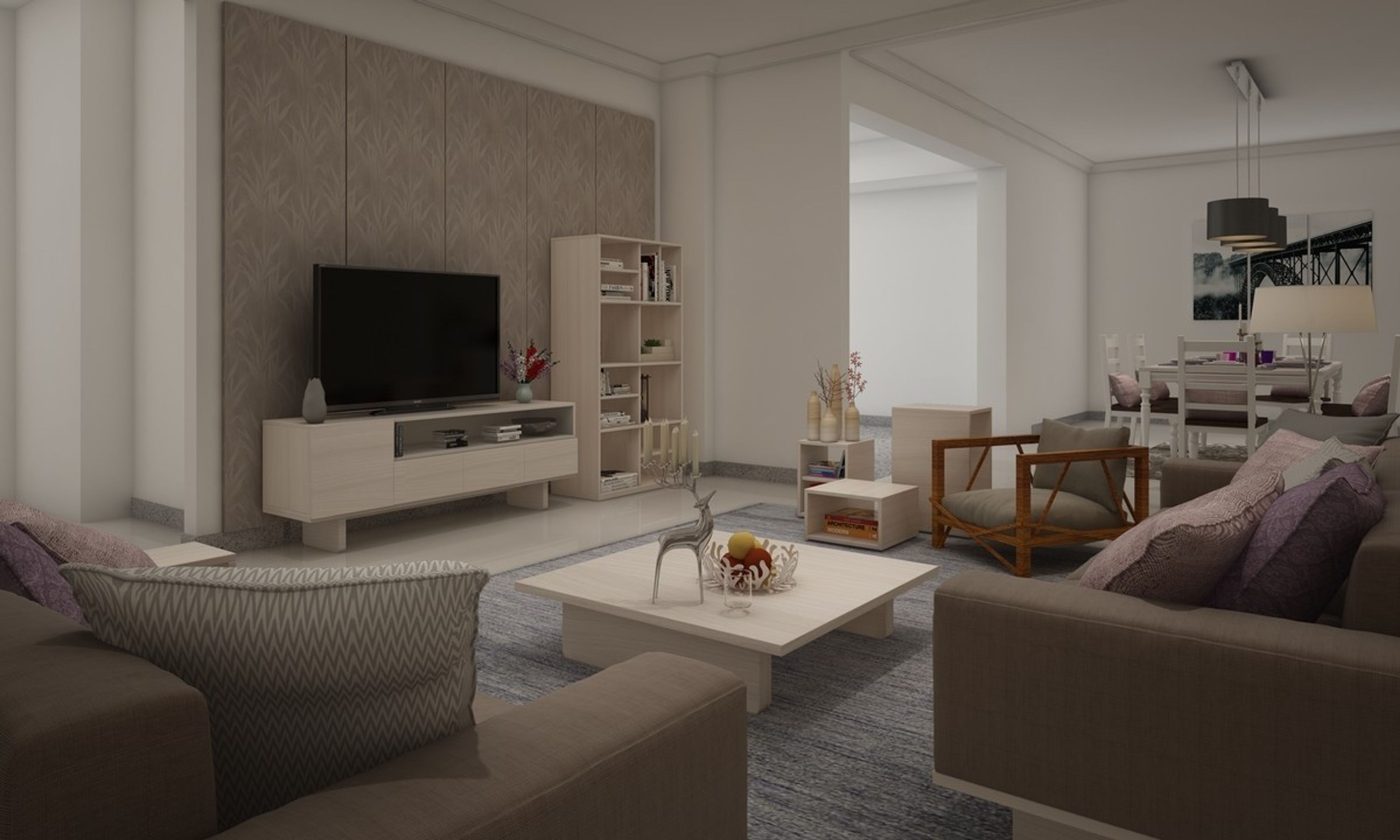 Country Wedding Living Room