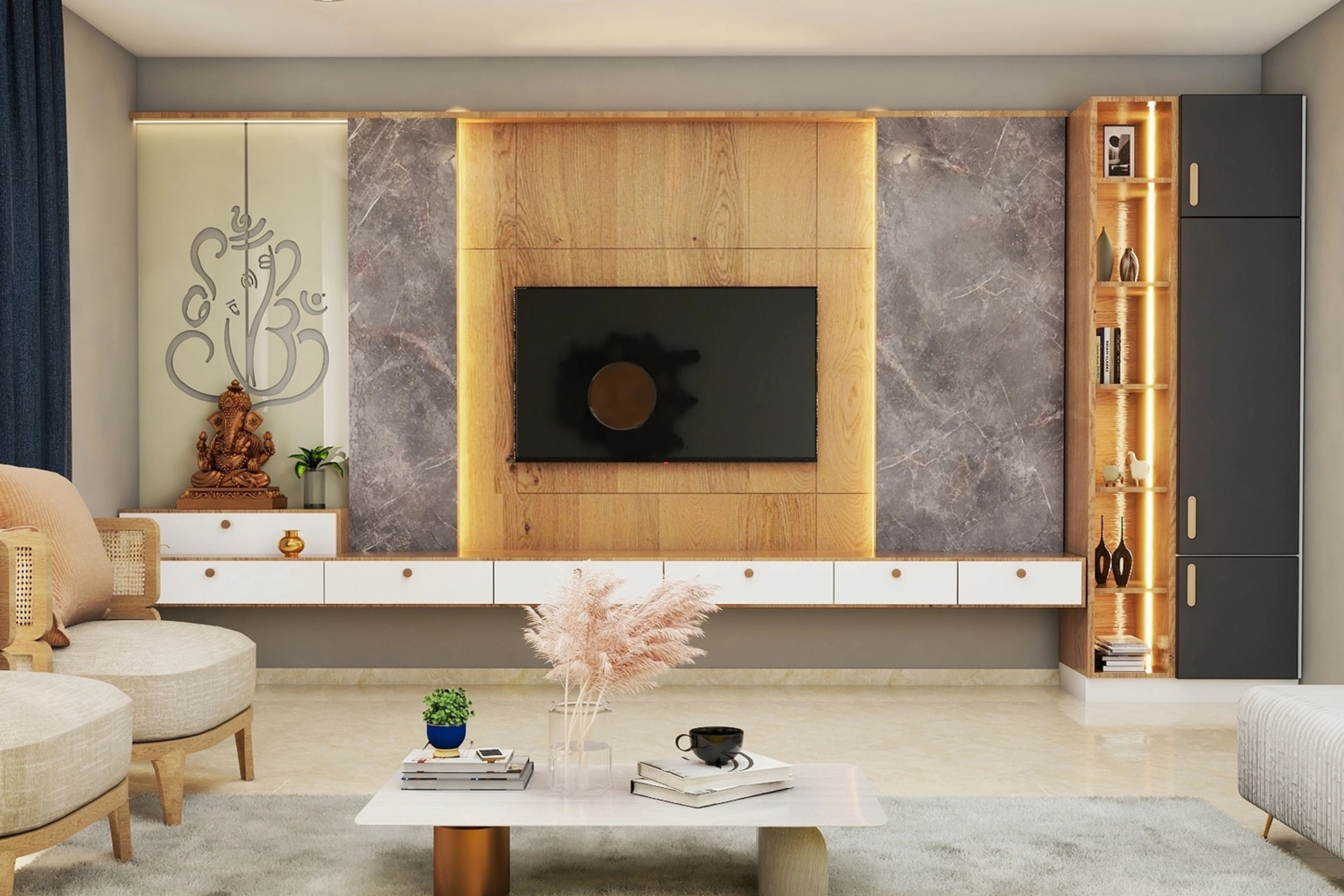 Modern TV Unit - Livspace