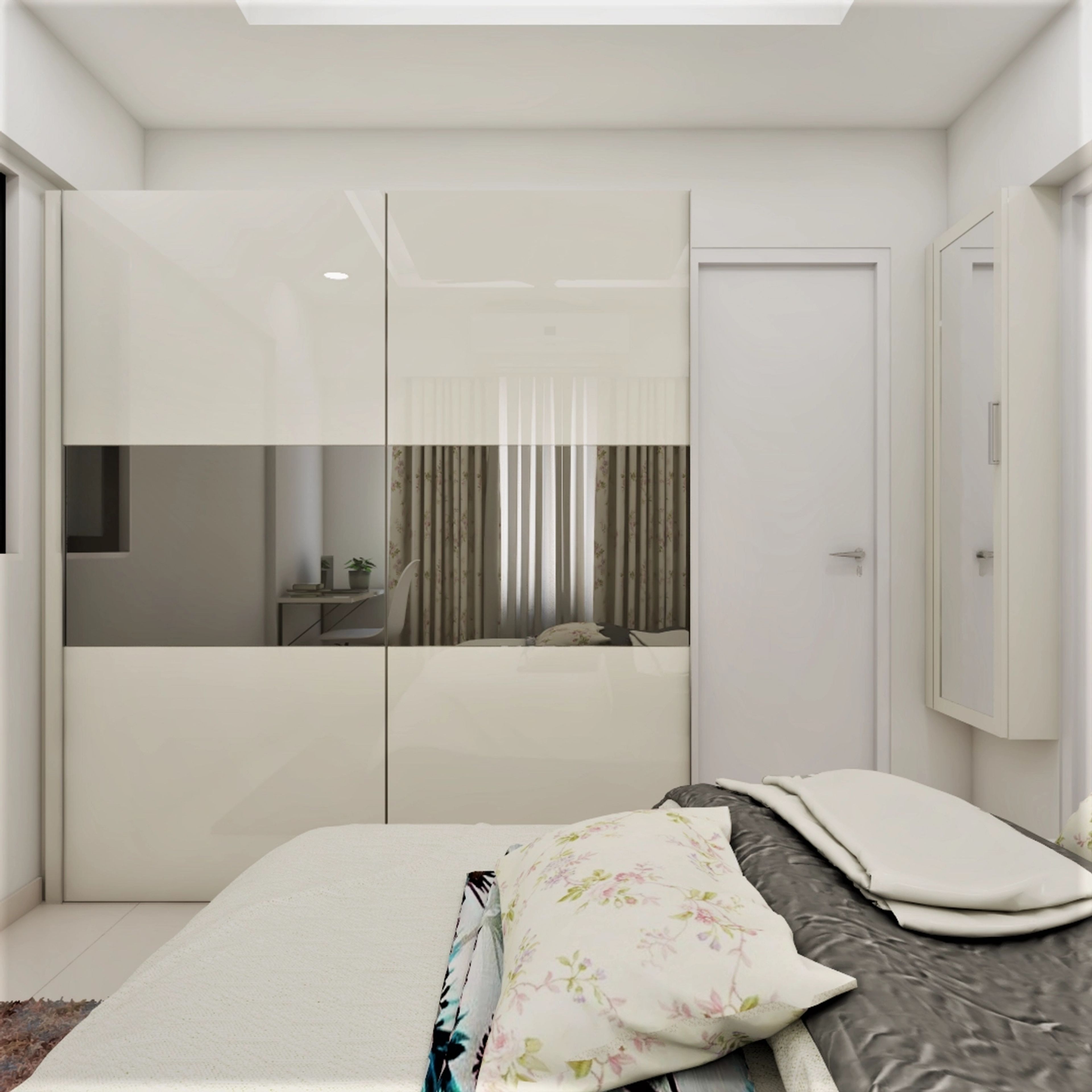 Minimal Compact Master Bedroom - Livspace