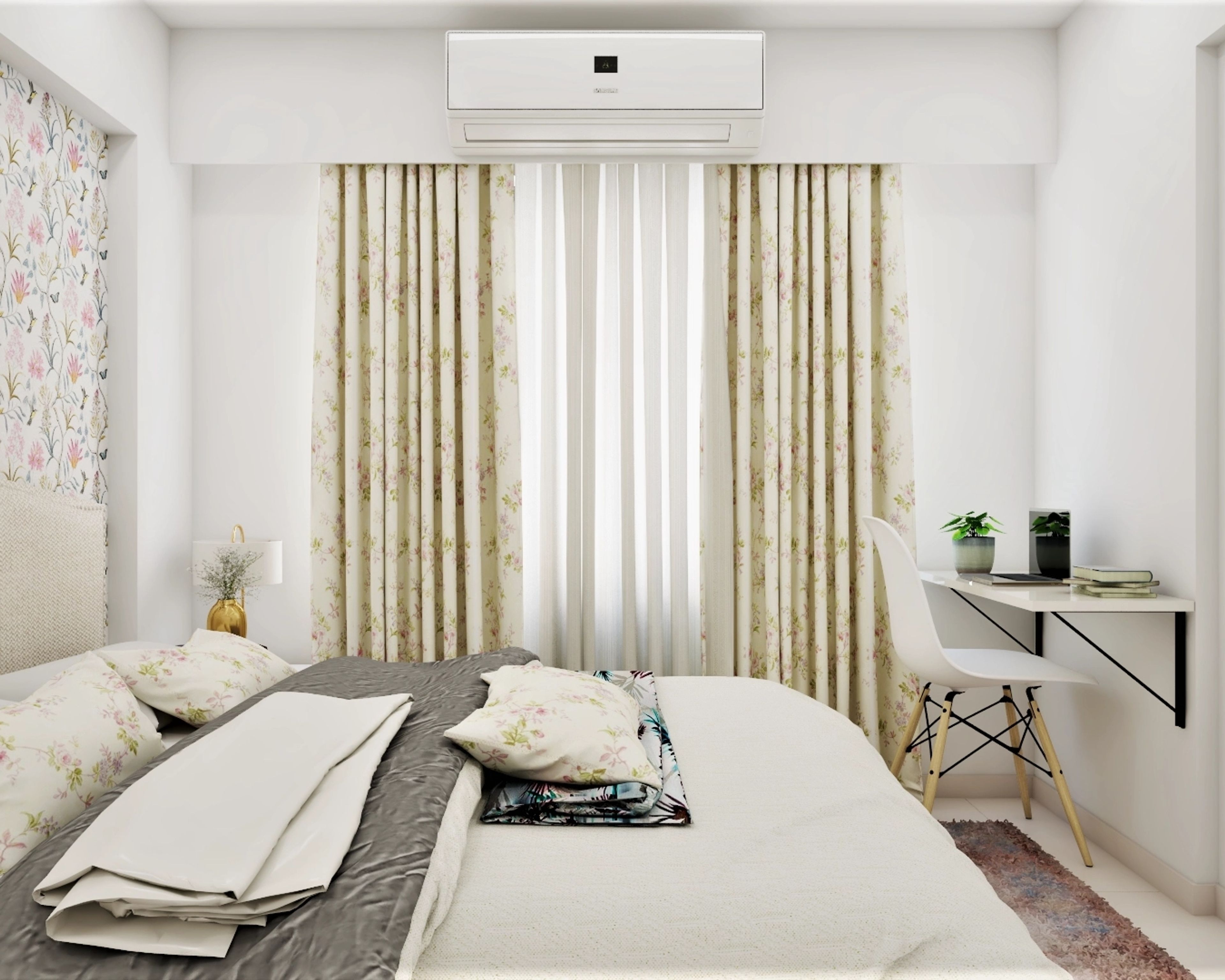 Minimal Compact Master Bedroom - Livspace