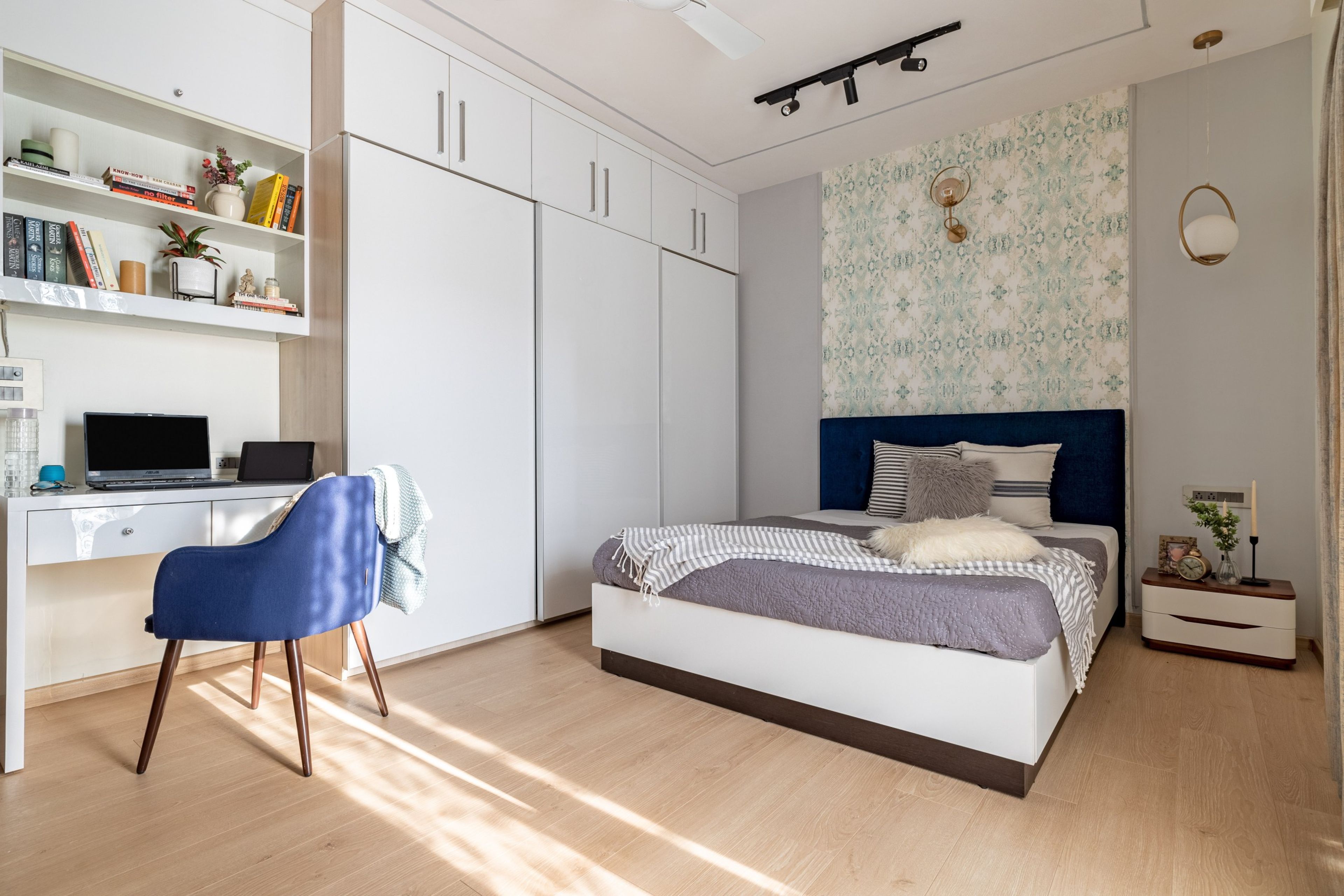 Modern Peripheral False Ceiling Design For Bedroom