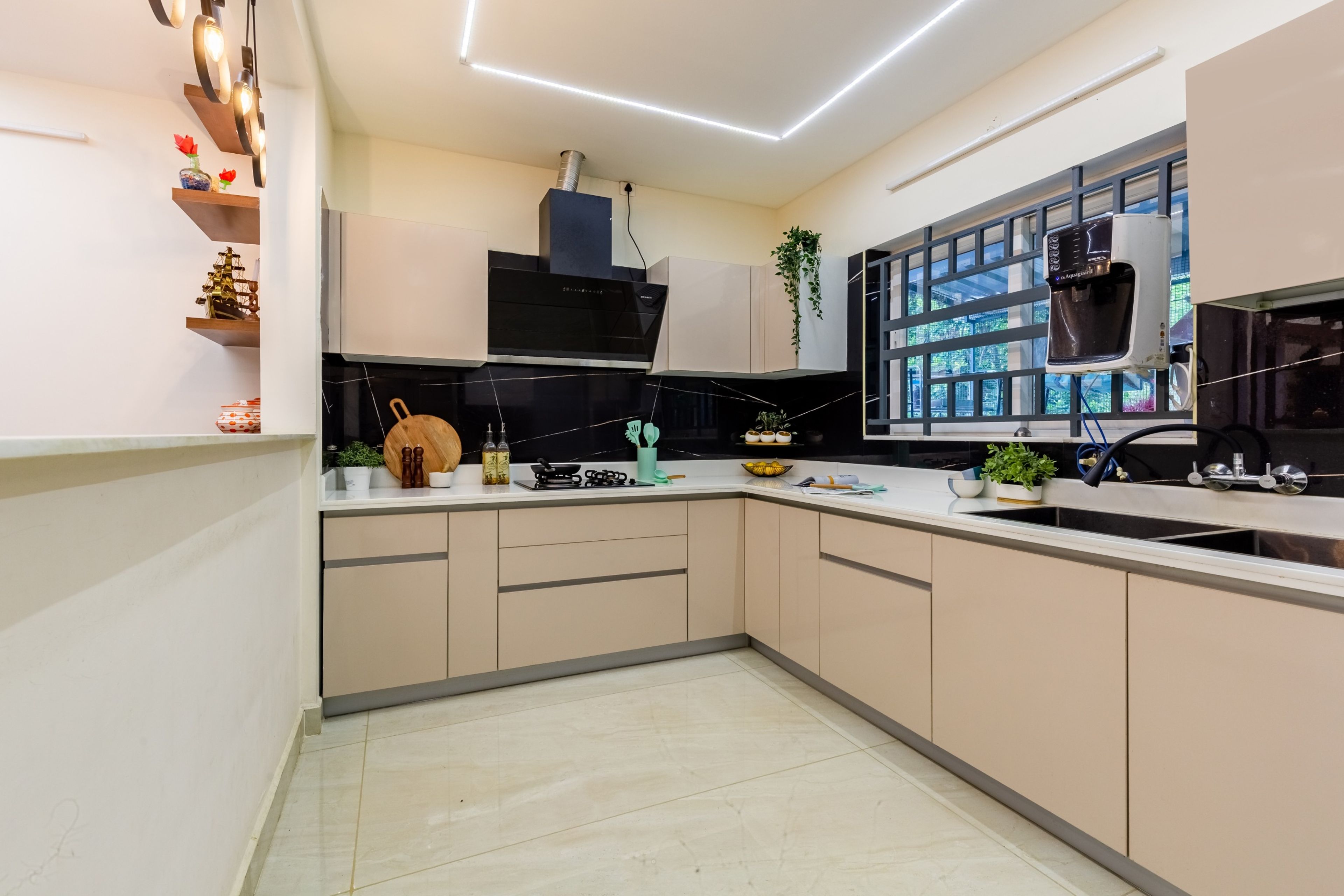 Spacious POP False Ceiling Design - Livspace