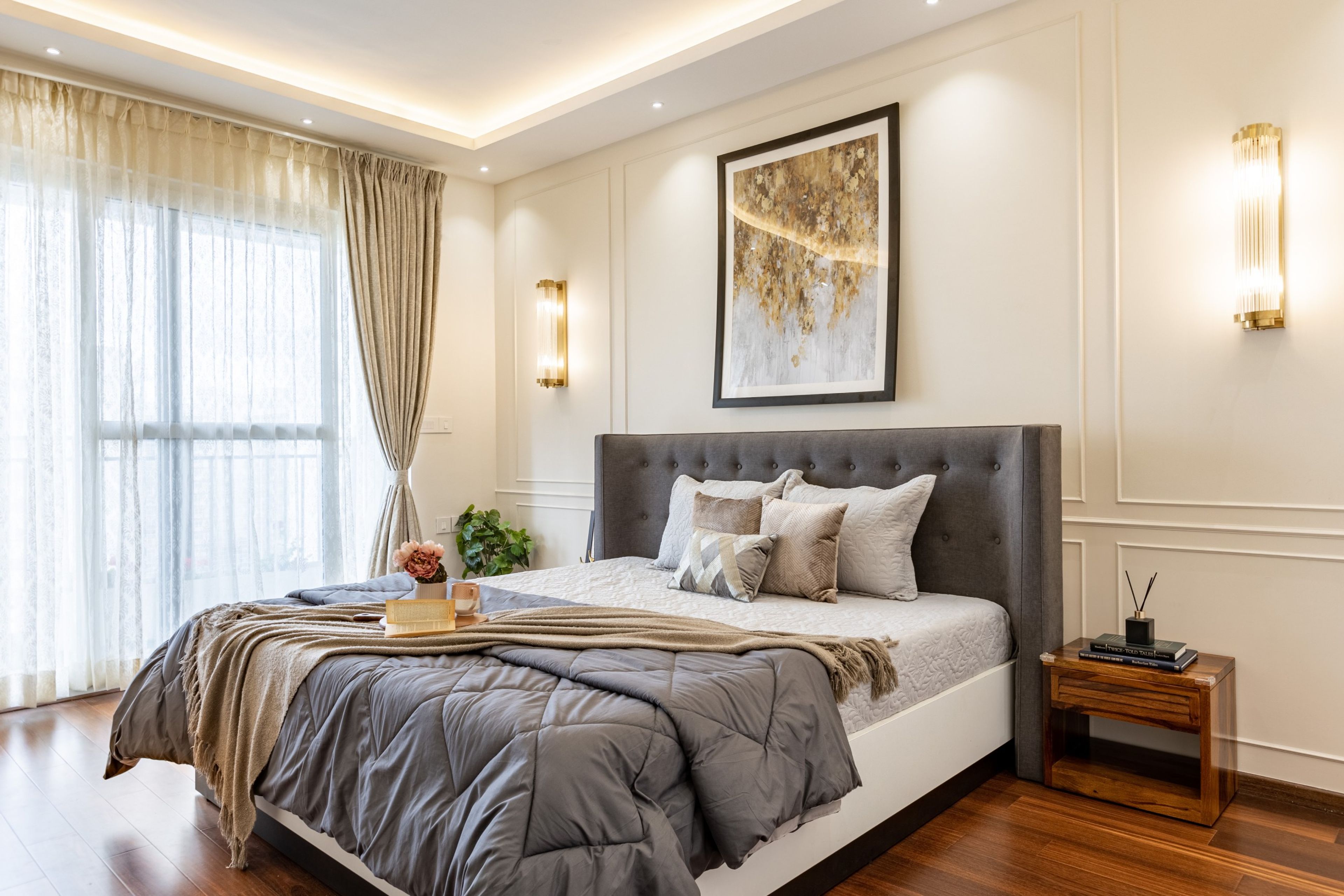 Peripheral False Ceiling Design - Livspace