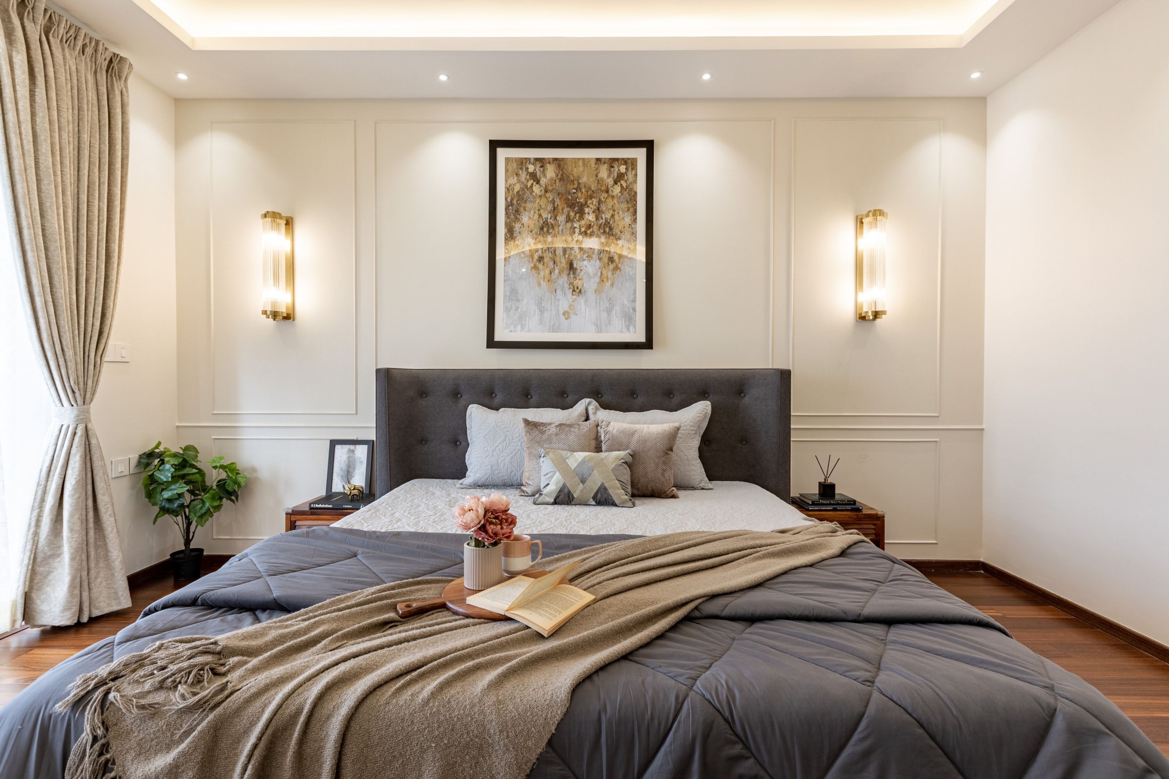 Peripheral False Ceiling Design - Livspace