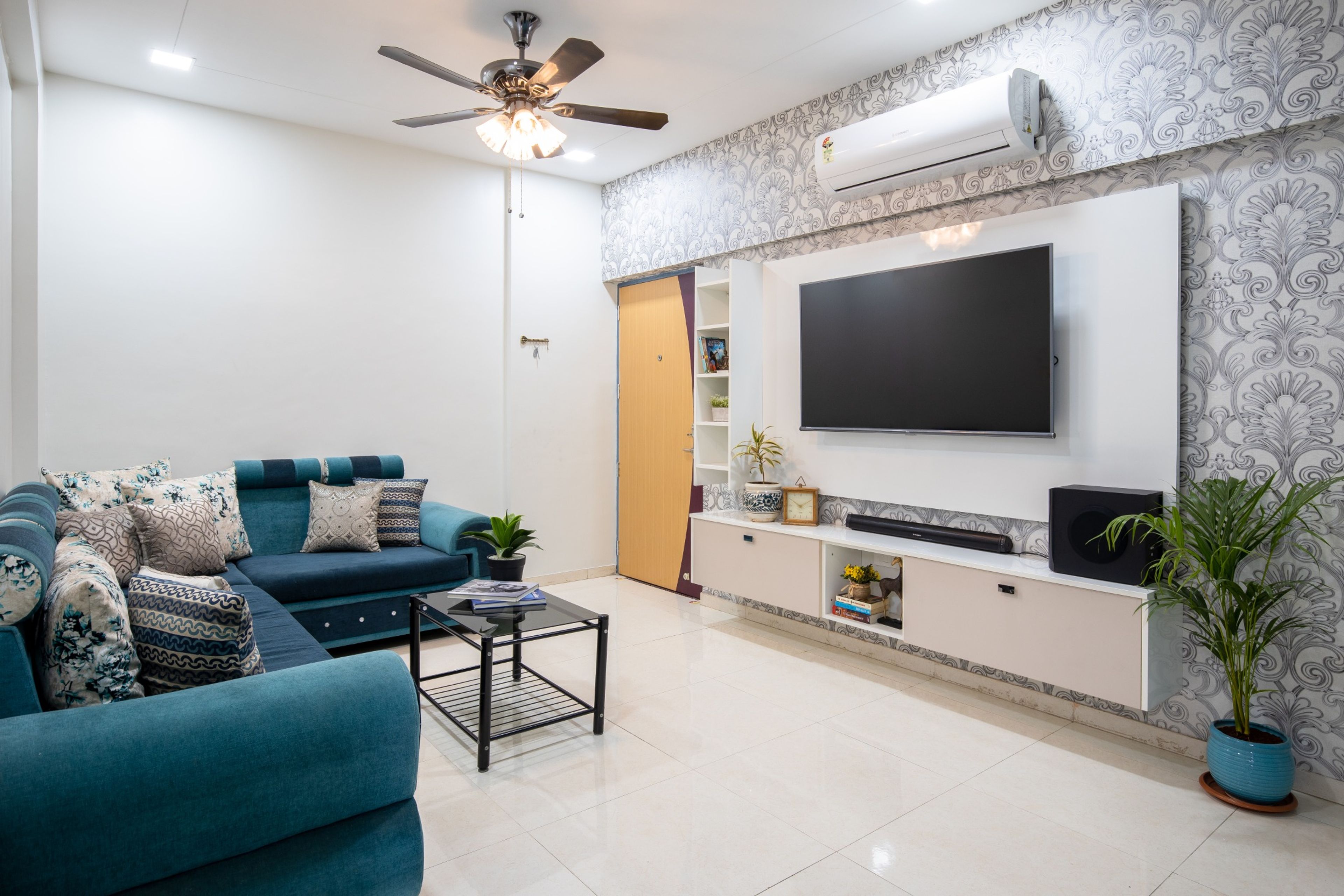 Modern Beige Flooring - Livspace